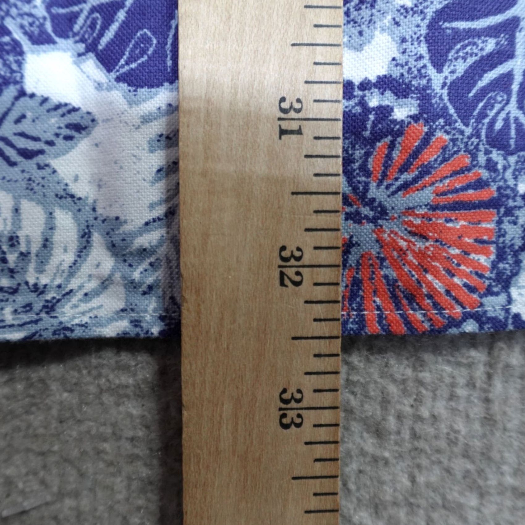 Gloverall Holland & Sherry Shirt Large Blue Floral Print All Over Cotton Custom Made Size US L / EU 52-54 / 3 - 6 Thumbnail