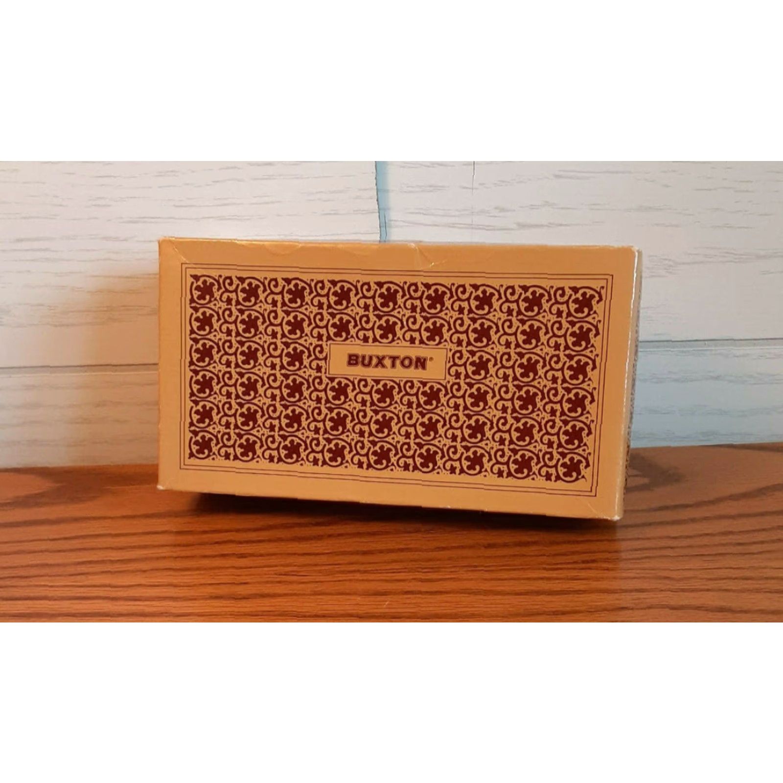 Vintage VINTAGE Buxton Wallet Women's Super Clutch Check Holder Leather Brown Folding Wallet Size ONE SIZE - 3 Thumbnail