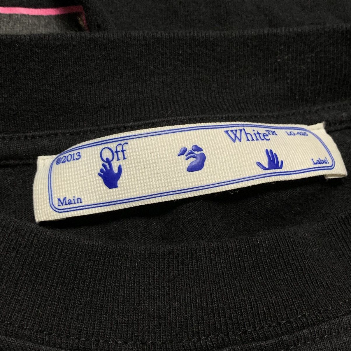 Off-White Off White Small Caravaggio Arrows Black Tee Virgil Abloh Size US S / EU 44-46 / 1 - 7 Thumbnail
