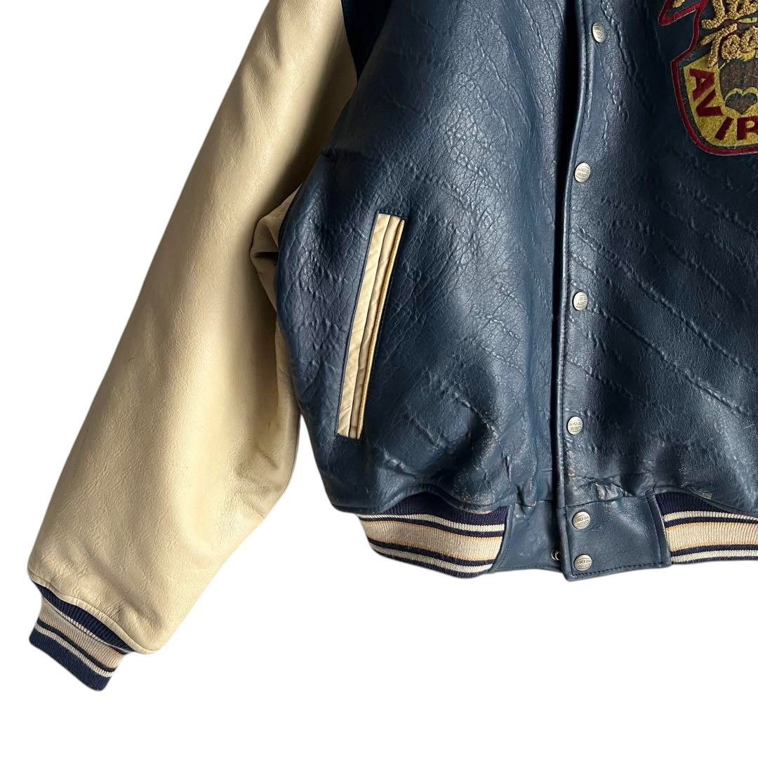 Avirex Avirex - M Alaskan Varsity Jacket Bomber College Leather 80s Size US M / EU 48-50 / 2 - 6 Thumbnail