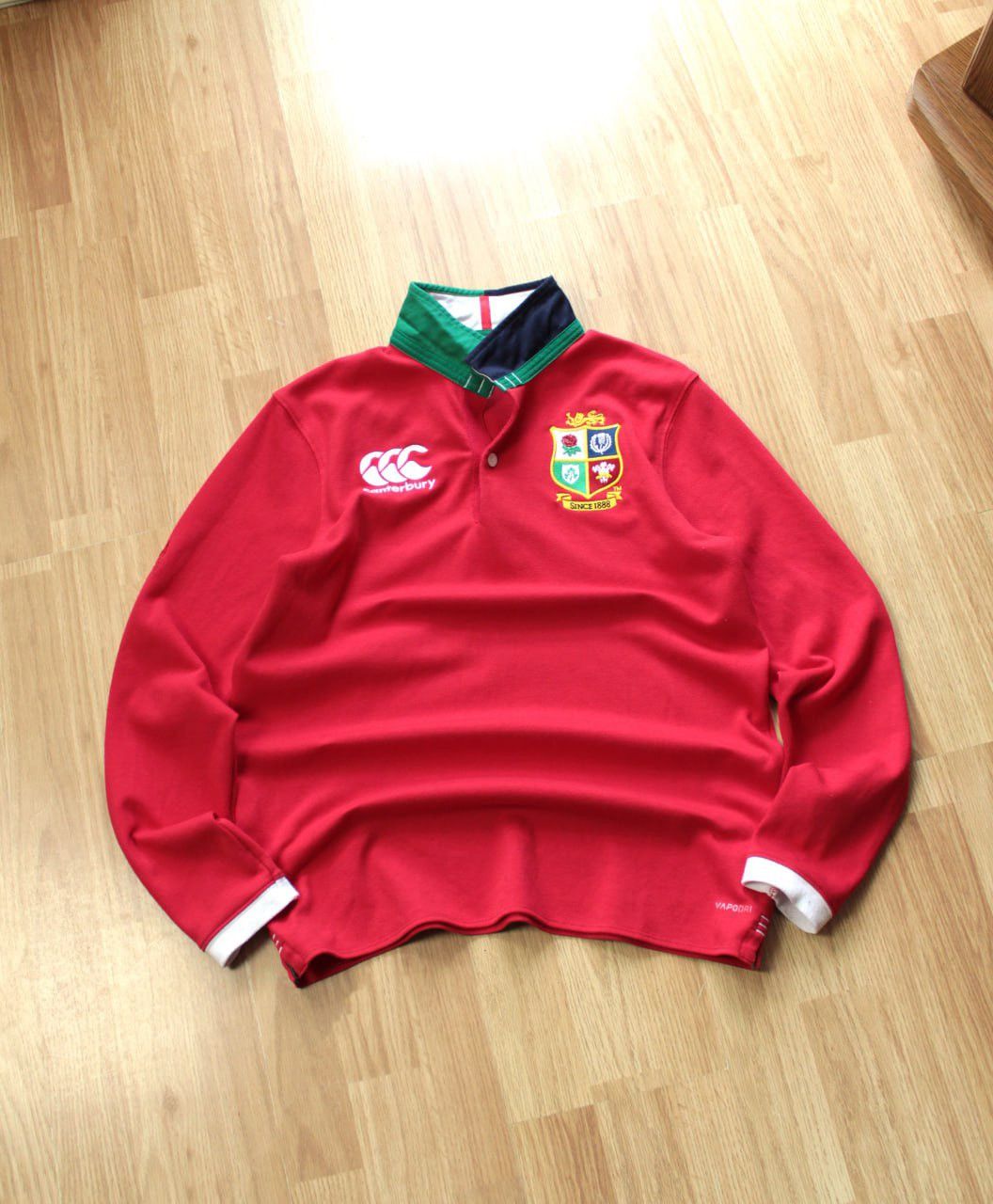 Canterbury of New Zealand 🔥 British Irish Lions Canterbury Rugby Long Sleeve Shirt Y2K Size US S / EU 44-46 / 1 - 1 Thumbnail