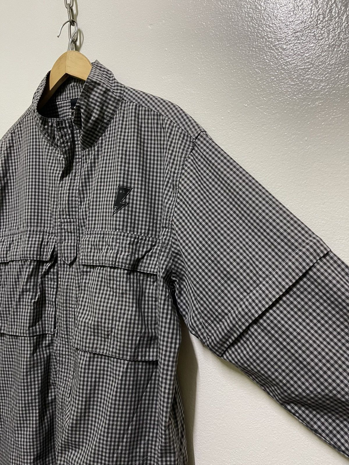 Japanese Brand Impala Zipper Shirt Tactical Pocket Removeable Sleeve Size US XL / EU 56 / 4 - 5 Thumbnail