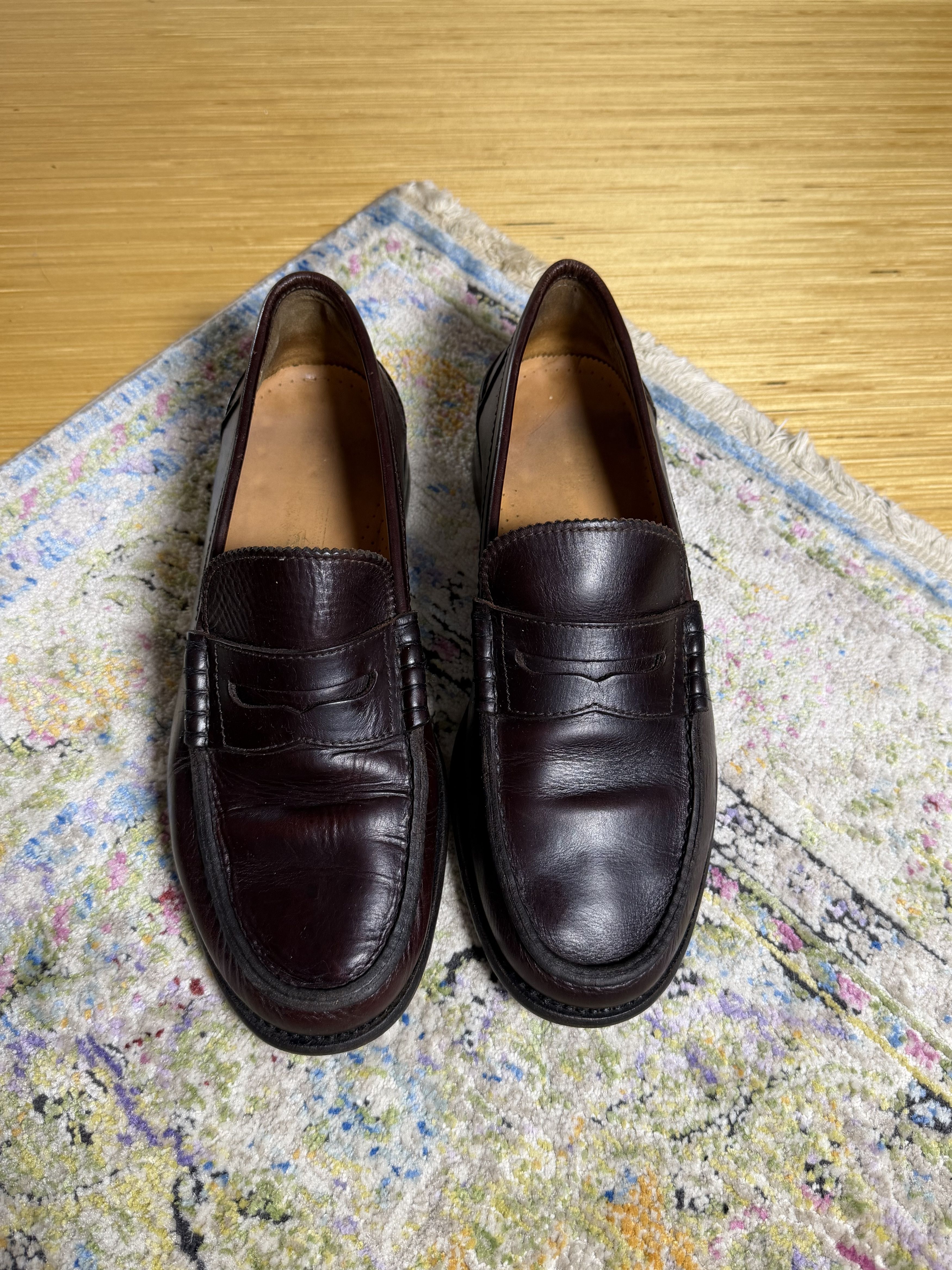 Floris van Bommel Floris van Bommel Bordeaux Leather Loafers Passa 01.01 Size US 10.5 / EU 43-44 - 6 Thumbnail