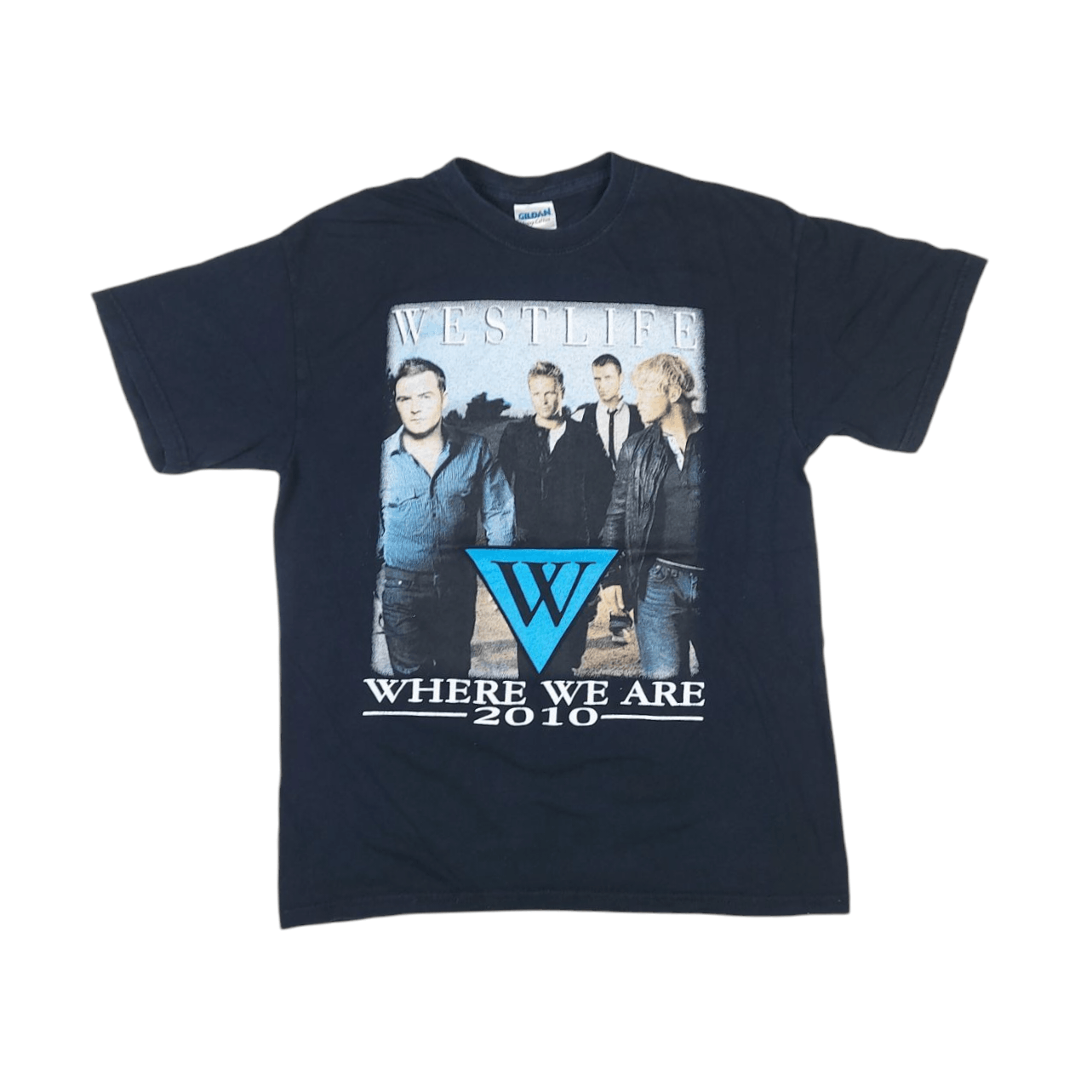 Band Tees × Vintage Vintage 2010 Westlife Boy Band Where We Are Tour TEE Size US M / EU 48-50 / 2 - 2 Thumbnail