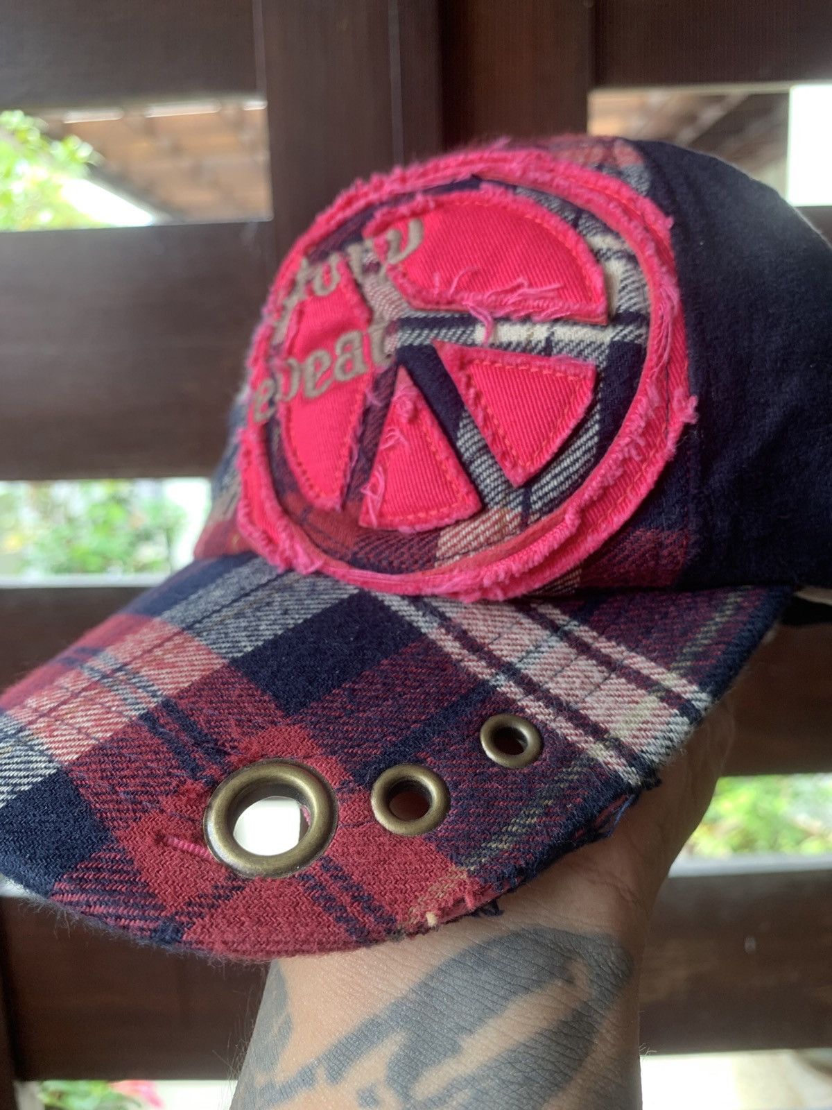 Kapital Japanese Poem & Peace Emboired hat Kapital Style Size ONE SIZE - 5 Thumbnail