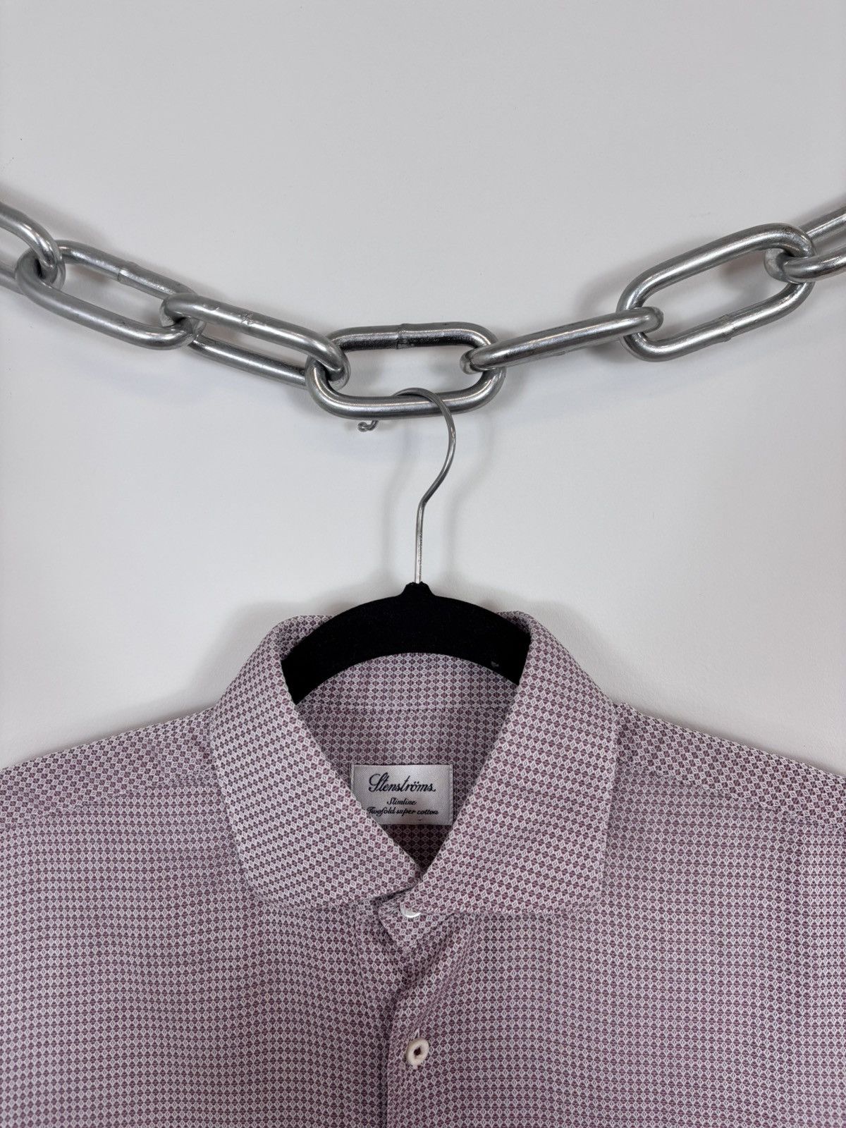 Strenstroms Stenstroms Slimline Twofold Super Cotton Button Up Shirt Size US M / EU 48-50 / 2 - 4 Thumbnail
