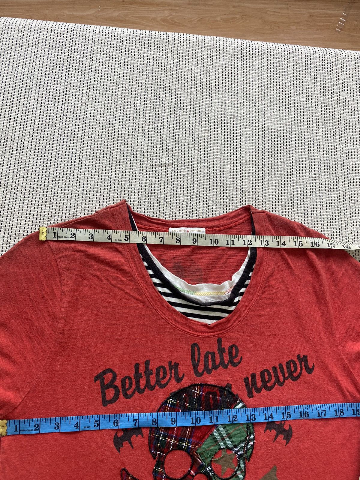 Japanese Brand × Seditionaries VERY RARE SUCURE POMME BETTER LATE NEVER Size US M / EU 48-50 / 2 - 8 Thumbnail