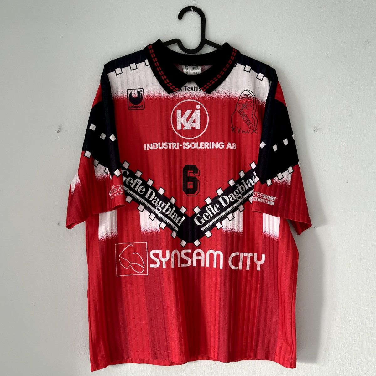 NHL × Vintage 1992 1994 IBK Runsten Floorball Uhlsport Vintage Jersey Kit Size US L / EU 52-54 / 3 - 2 Thumbnail
