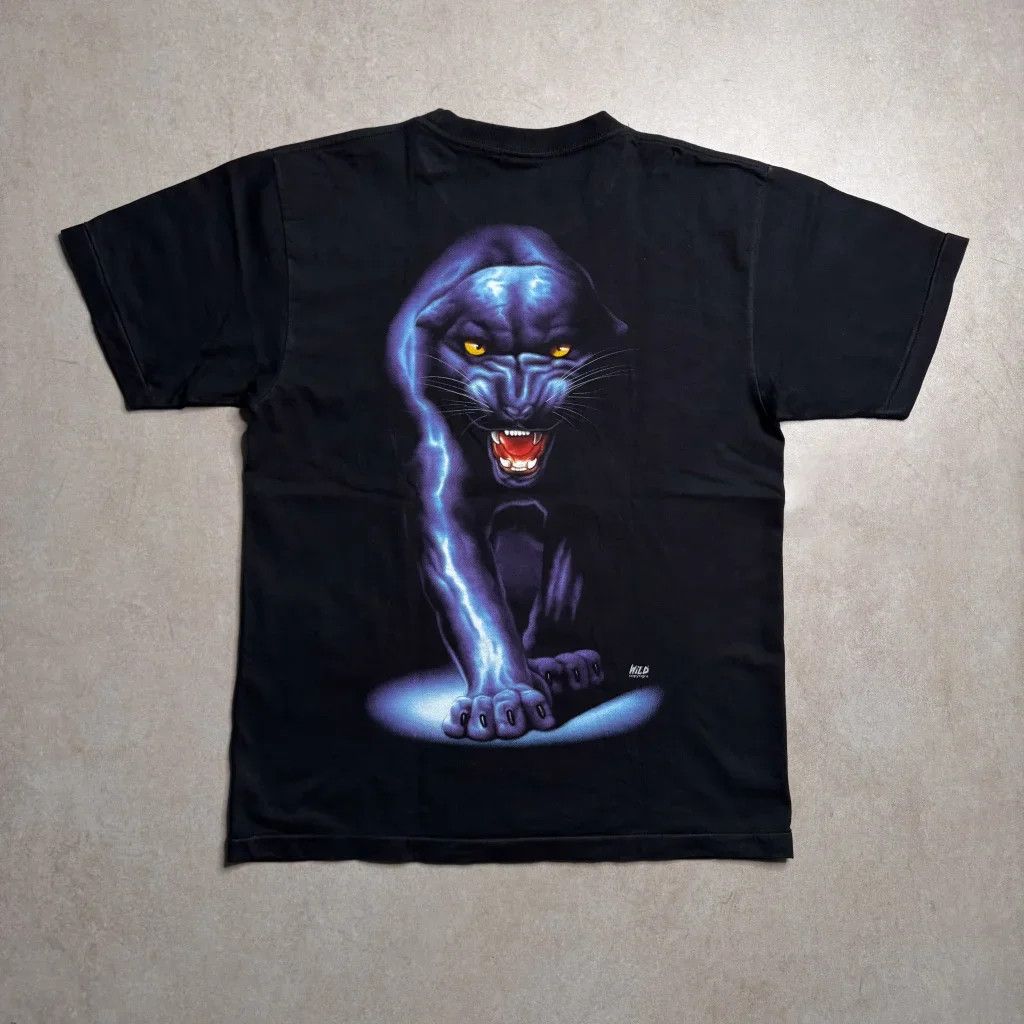 Wilson Vintage Black Panther Graphic T-Shirt - L Size US M / EU 48-50 / 2 - 1 Thumbnail