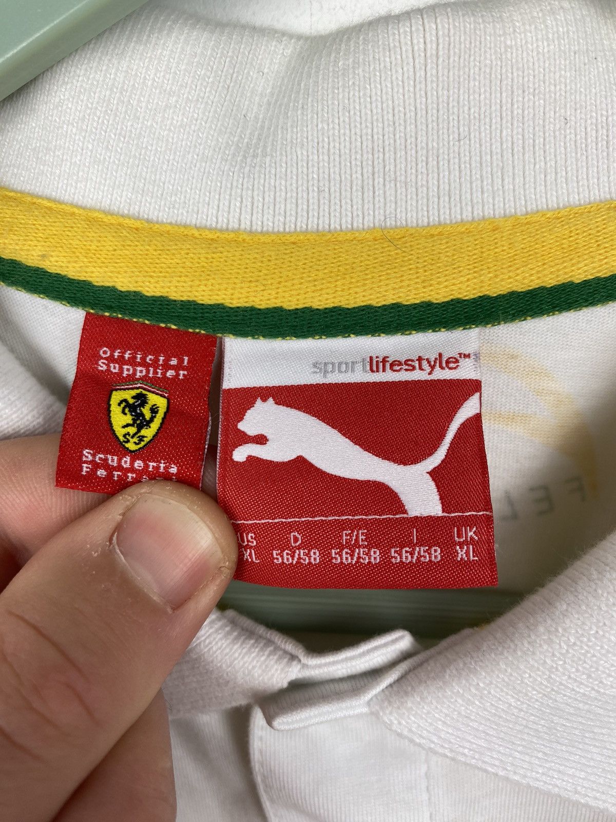 Puma Puma Ferrari Felipe Massa Brasil Polo Shirt F1 BMW Audi Size US XL / EU 56 / 4 - 11 Thumbnail