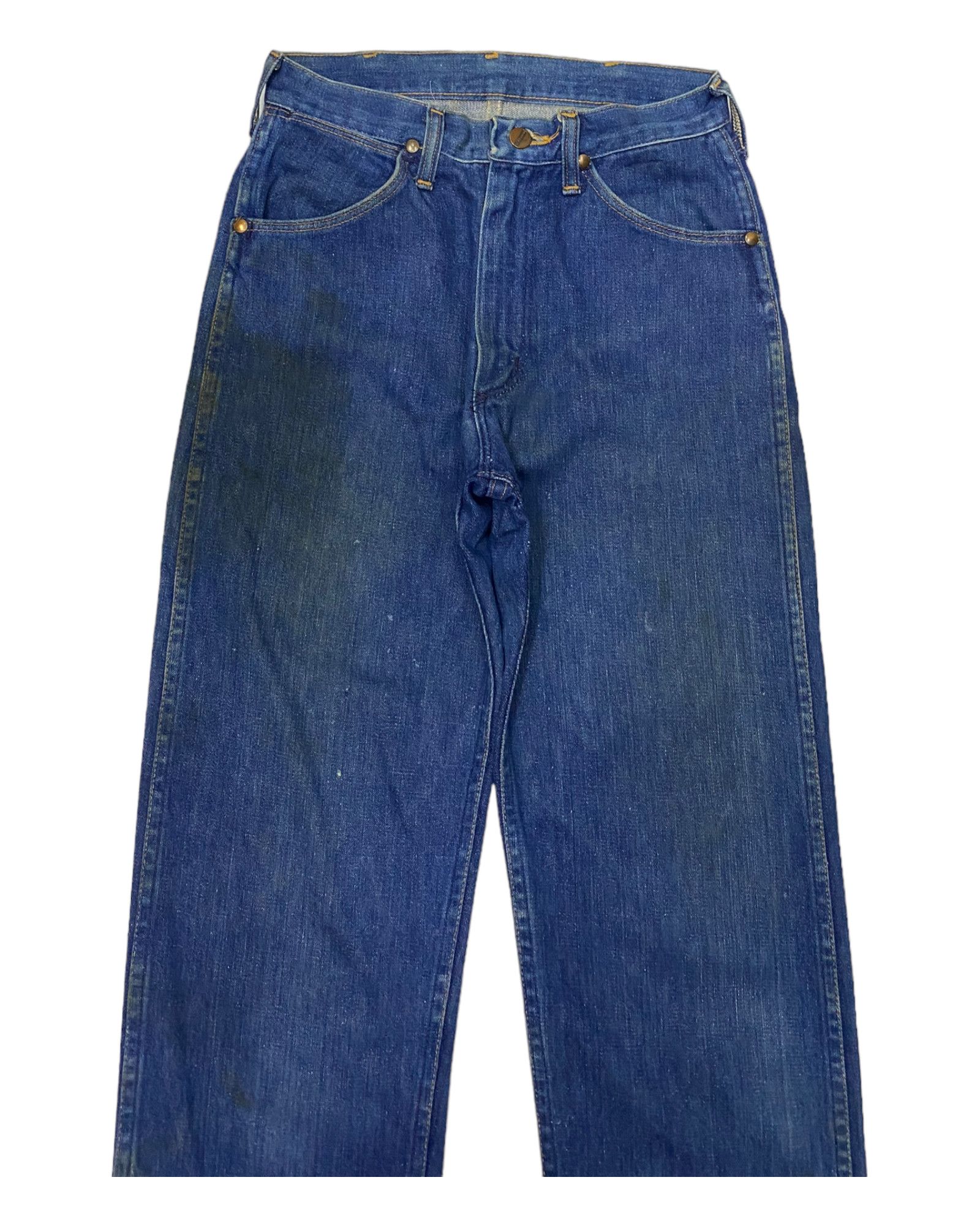Vintage Vintage Maverick Scovill Zipper USA Distress Denim Jeans Size US 28 / EU 44 - 5 Thumbnail