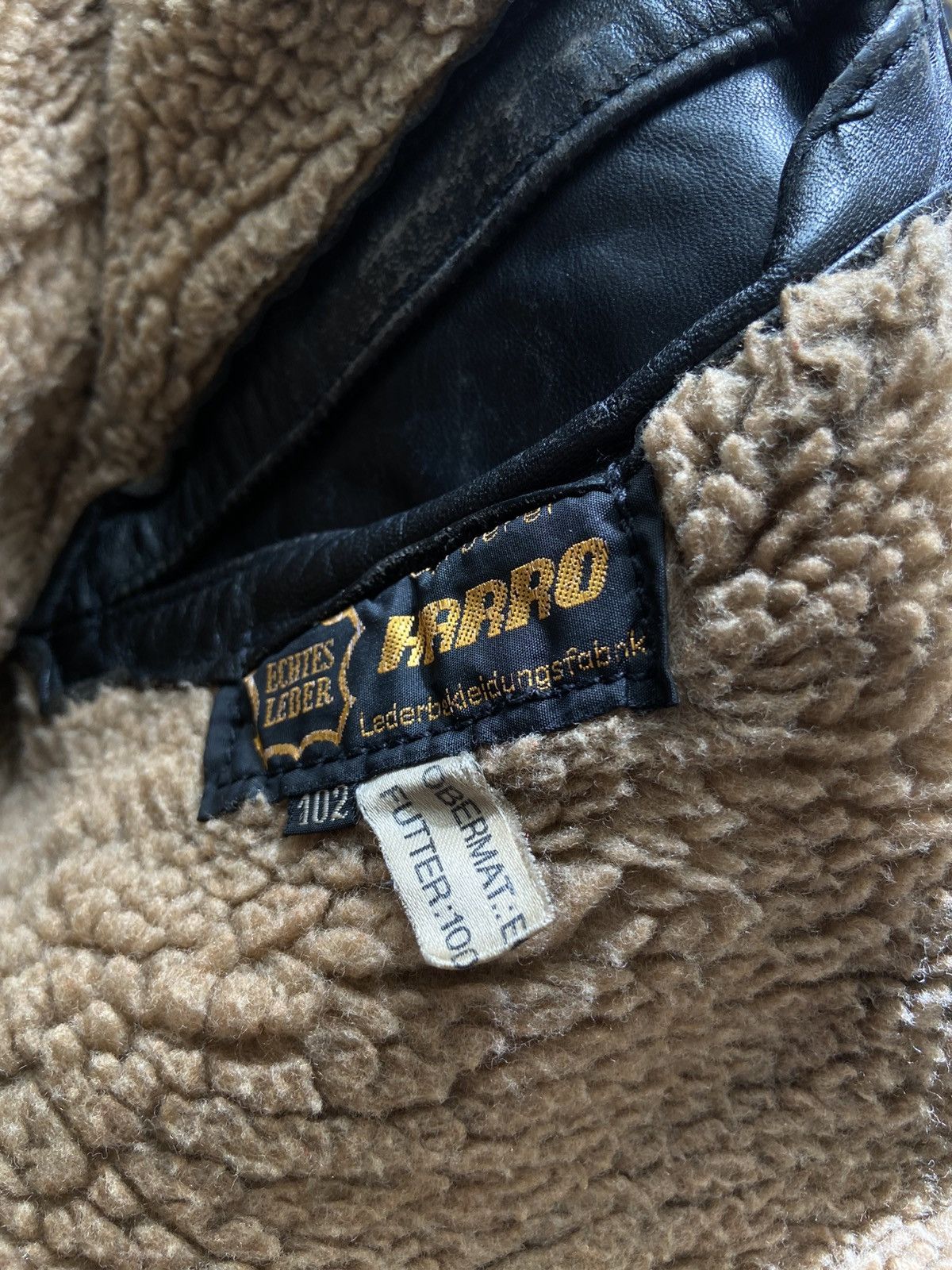 Genuine Leather Vintage Harro heavy leather biker jacket Size US M / EU 48-50 / 2 - 4 Thumbnail