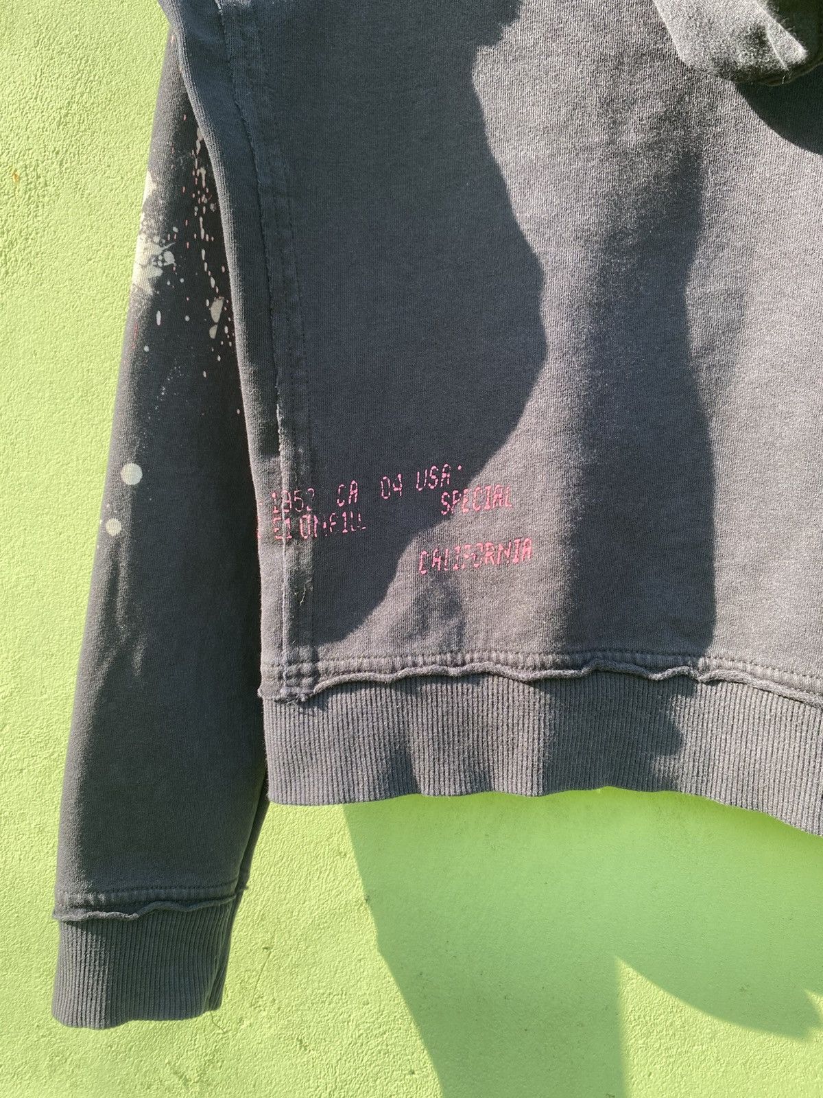 O'Neill Vintage O’Neill Zip Hoodie Paint Splatter Distressed Grunge Size US M / EU 48-50 / 2 - 13 Thumbnail