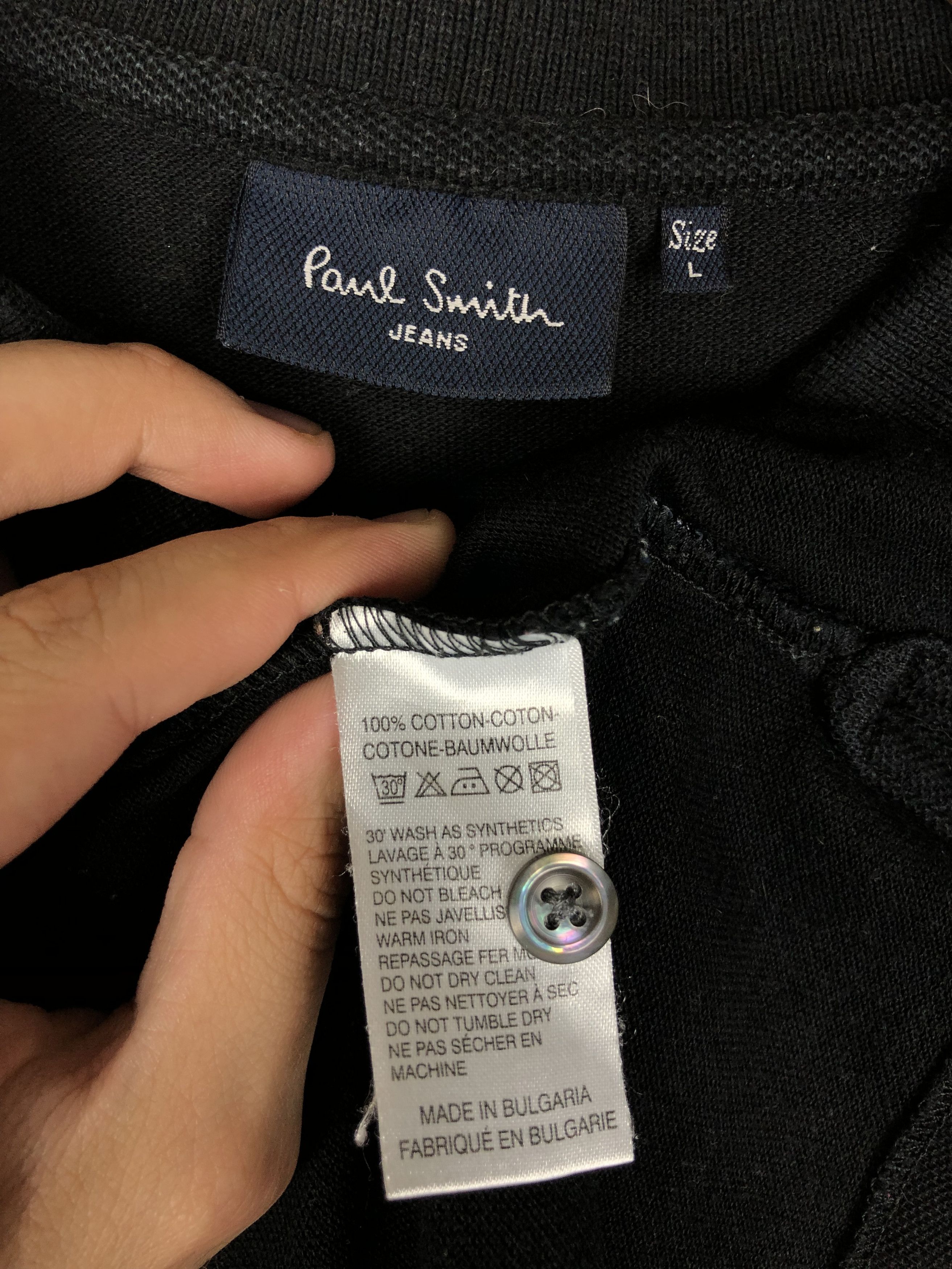 Paul Smith Paul Smith Jeans Longsleeve Small Logo Pullover Black size L Size US L / EU 52-54 / 3 - 9 Thumbnail