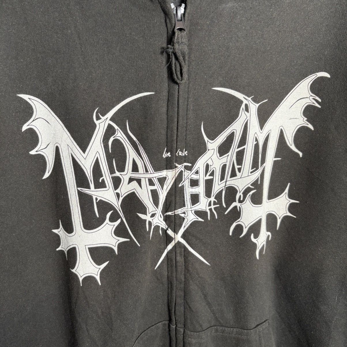 Band Tees Vintage Mayhem Black Metal Hoodie / 90s Y2K Size US L / EU 52-54 / 3 - 4 Thumbnail