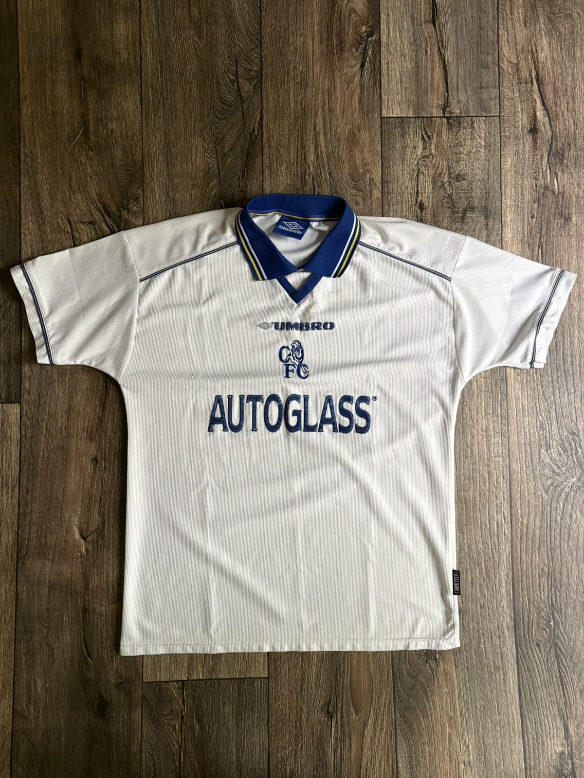 Chelsea Soccer × Umbro Vintage Chelsea Fc Umbro Away 1999/2000 Football Jersey Size US L / EU 52-54 / 3 - 1 Thumbnail
