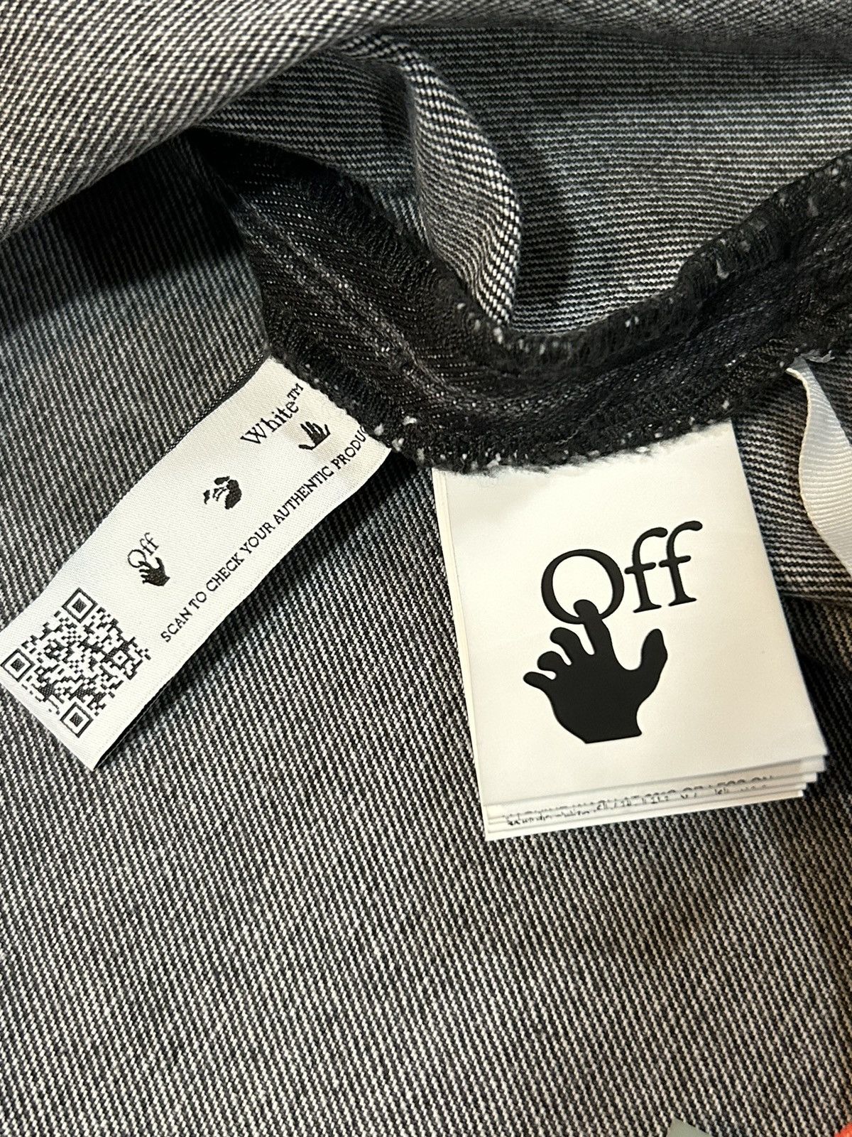 Off-White Chainstitch Denim Overshirt SZ L Size US L / EU 52-54 / 3 - 10 Thumbnail