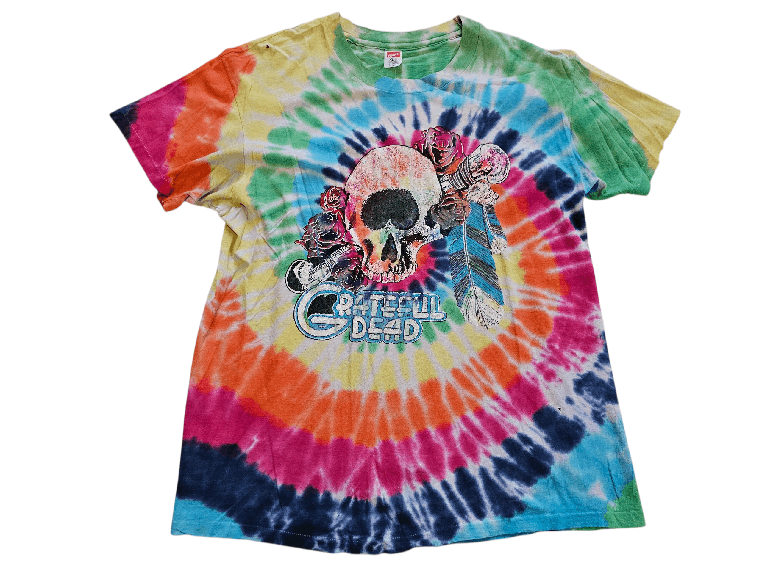 Grateful Dead 1970s Grateful Dead Double Sided Tee Sz L Size US L / EU 52-54 / 3 - 1 Thumbnail