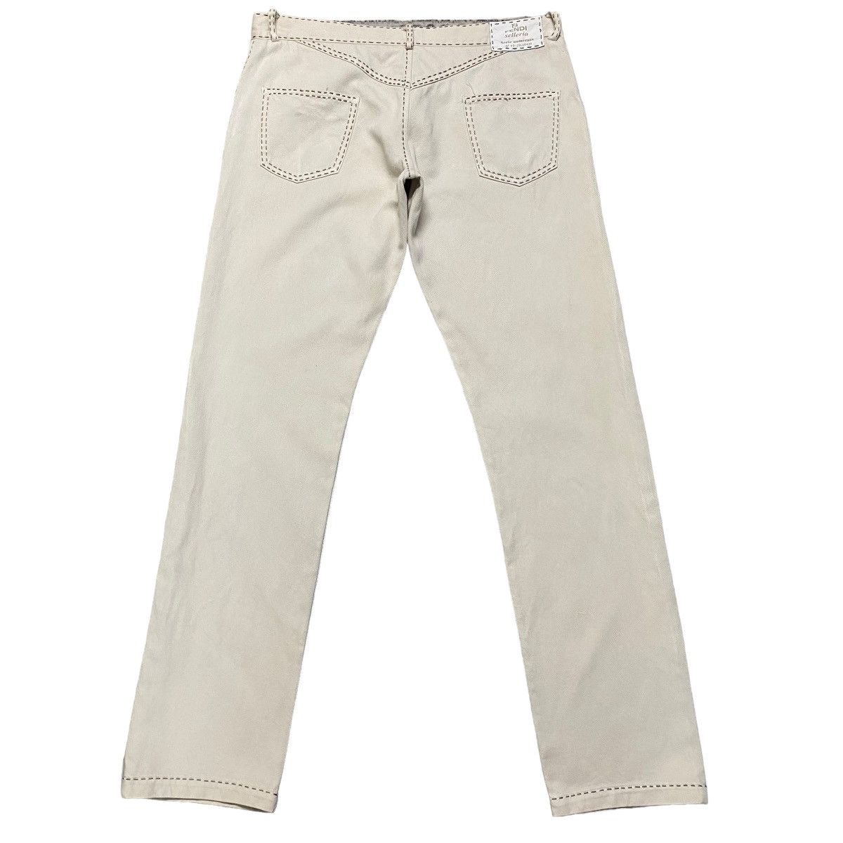 Fendi Fendi Selleria Creamy Jeans Handstitch Size 30" / US 8 / IT 44 - 1 Thumbnail