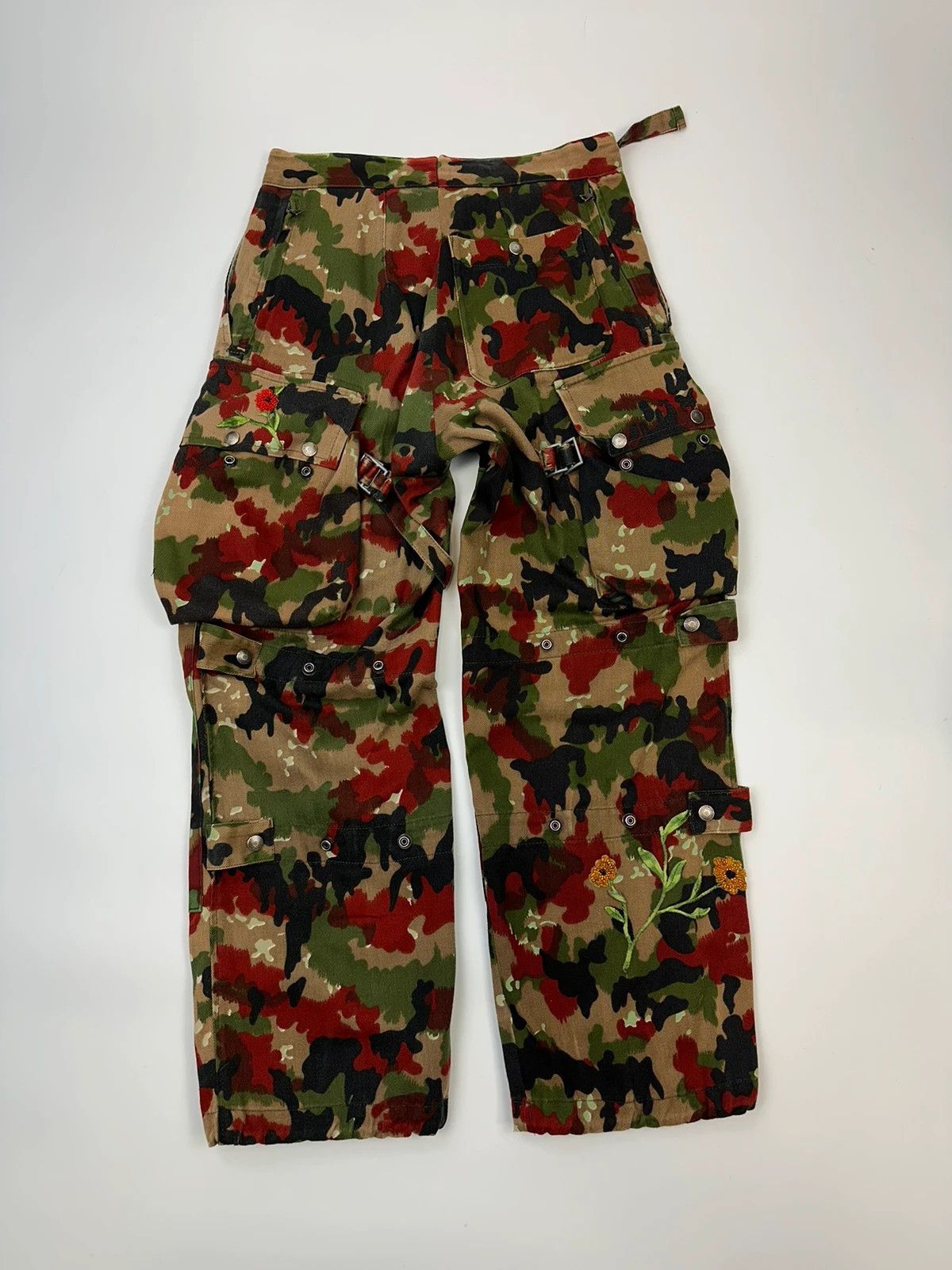 Dolce & Gabbana Dolce & Gabbana 90’s Sample Military Camo Cargo Pants Size US 31 - 4 Thumbnail