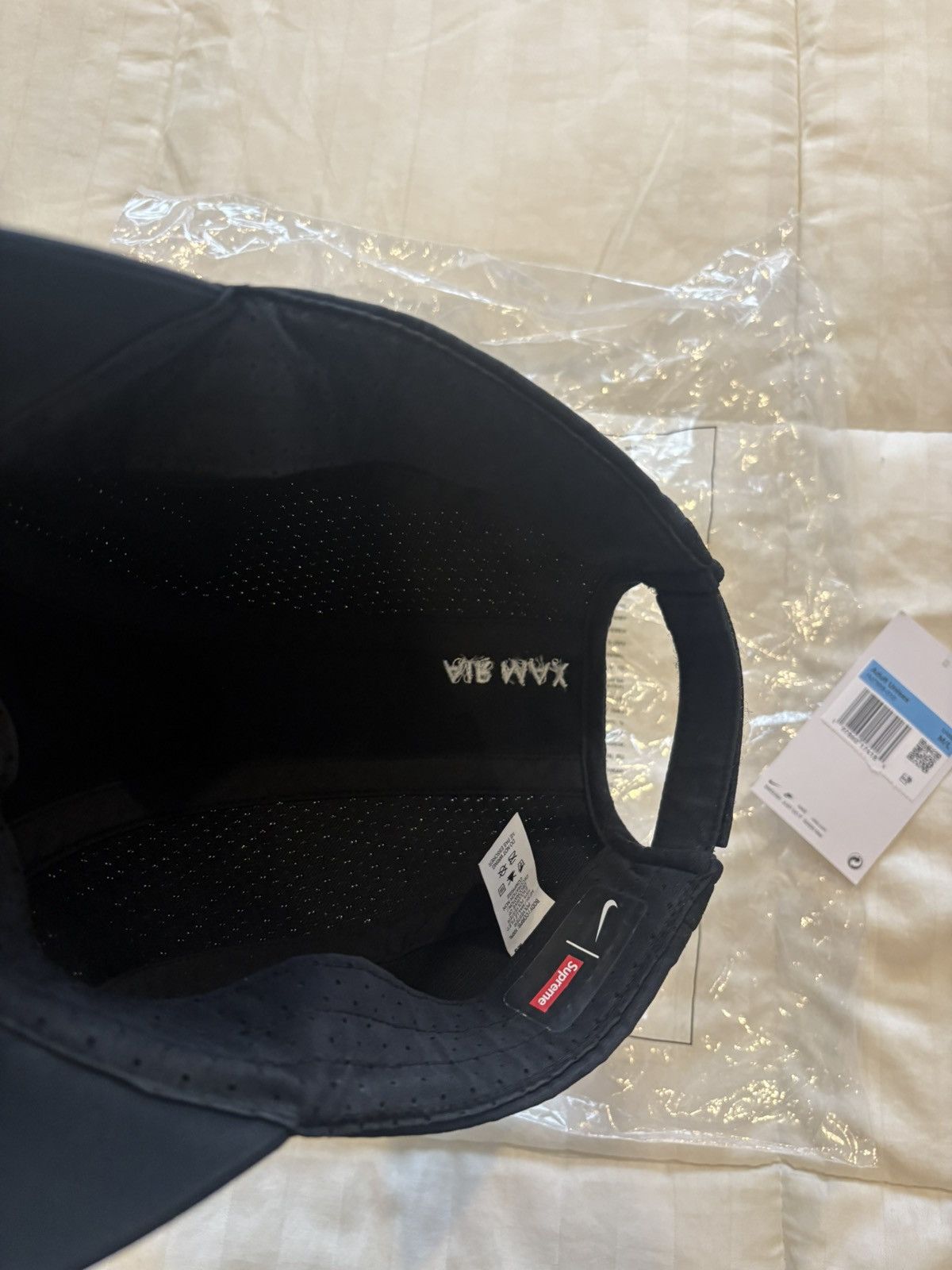 Nike × Supreme Supreme Nike Hat Black Size ONE SIZE - 6 Thumbnail