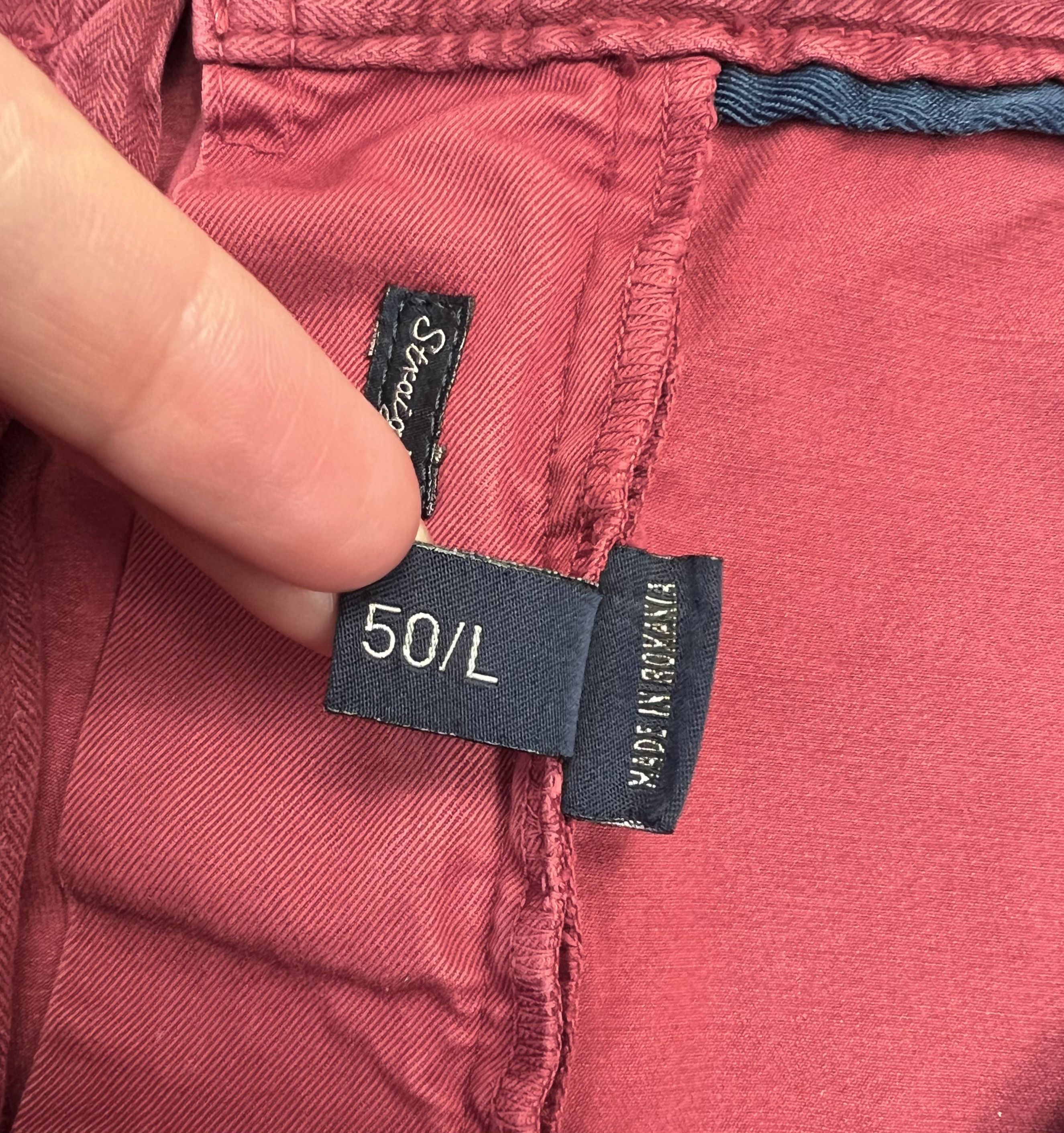 Polo Ralph Lauren × Ralph Lauren Polo Ralph Lauren Straight Burgundy Italian Fabrics Pants 34 Size US 34 / EU 50 - 20 Thumbnail