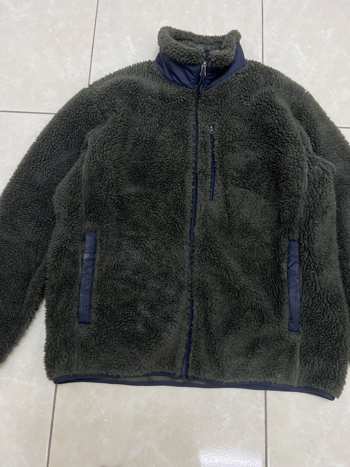 Uniqlo Uniqlo Wind Proof Pile Lined Sherpa Fleece Zipper Jacket Size US XL / EU 56 / 4 - 1 Thumbnail