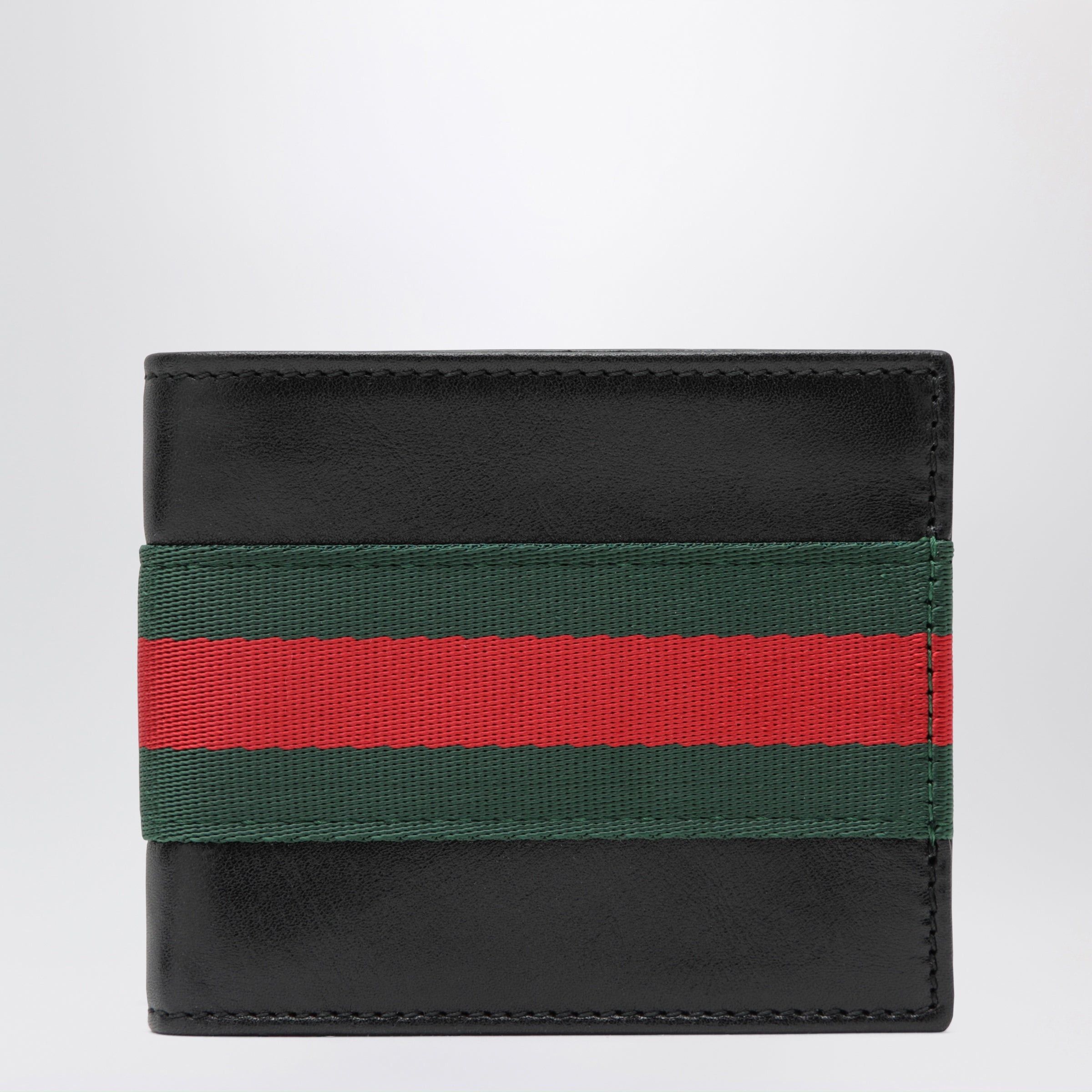 Gucci Gucci Web Trademark Bi-Fold Wallet Size ONE SIZE - 1 Thumbnail