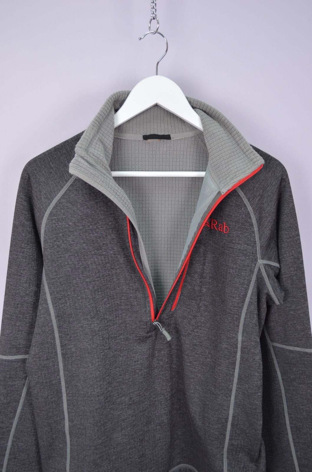 Rab RAB Nucleus Pull-on Mens Fleece Jacket Size S Grey 1/4 Zip Size US S / EU 44-46 / 1 - 6 Thumbnail