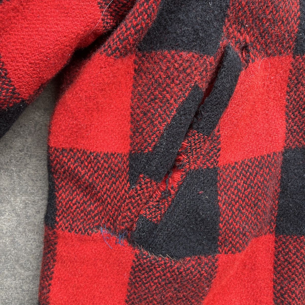 Vintage 1950s 60s Buffalo Plaid Work Jacket Size US L / EU 52-54 / 3 - 4 Thumbnail