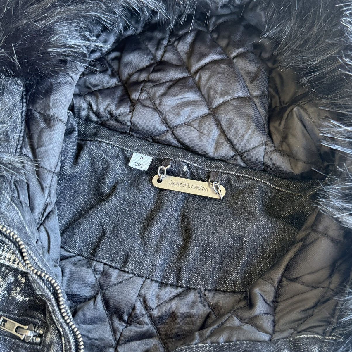 Jaded London Jaded London Gunmetal Marshal Distressed Denim Jacket Size US S / EU 44-46 / 1 - 4 Thumbnail