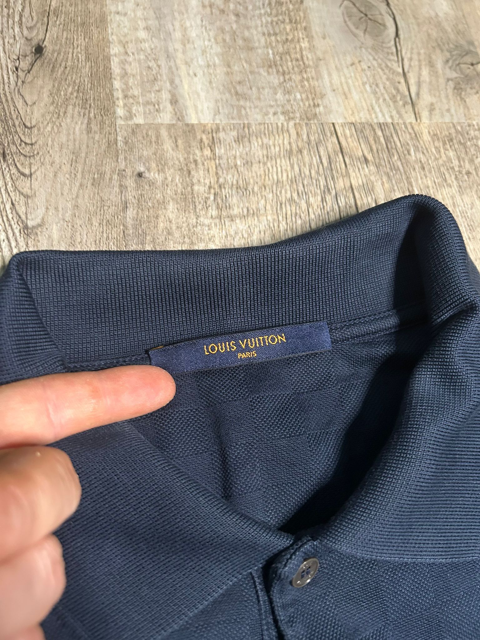 Louis Vuitton Louis Vuitton Damier Polo Blue size M Size US M / EU 48-50 / 2 - 6 Thumbnail