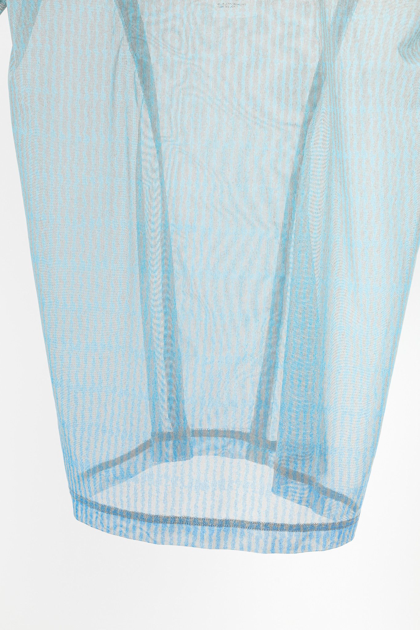 Issey Miyake Issey Miyake Blue Printed Sheer Mesh Top Size L / US 10 / IT 46 - 6 Thumbnail