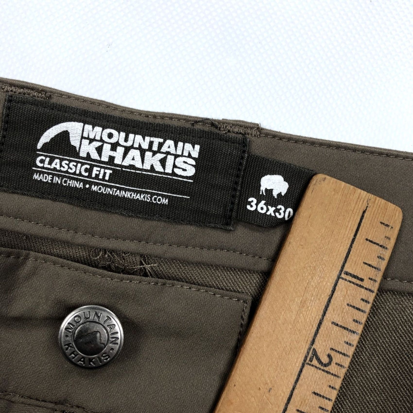 Mountain Khakis Mountain Khakis Rangerock Pants 36x27 Khaki Nylon Spandex Classic Fit Cargo Outdoor Pockets Mens Size US 36 / EU 52 - 6 Thumbnail