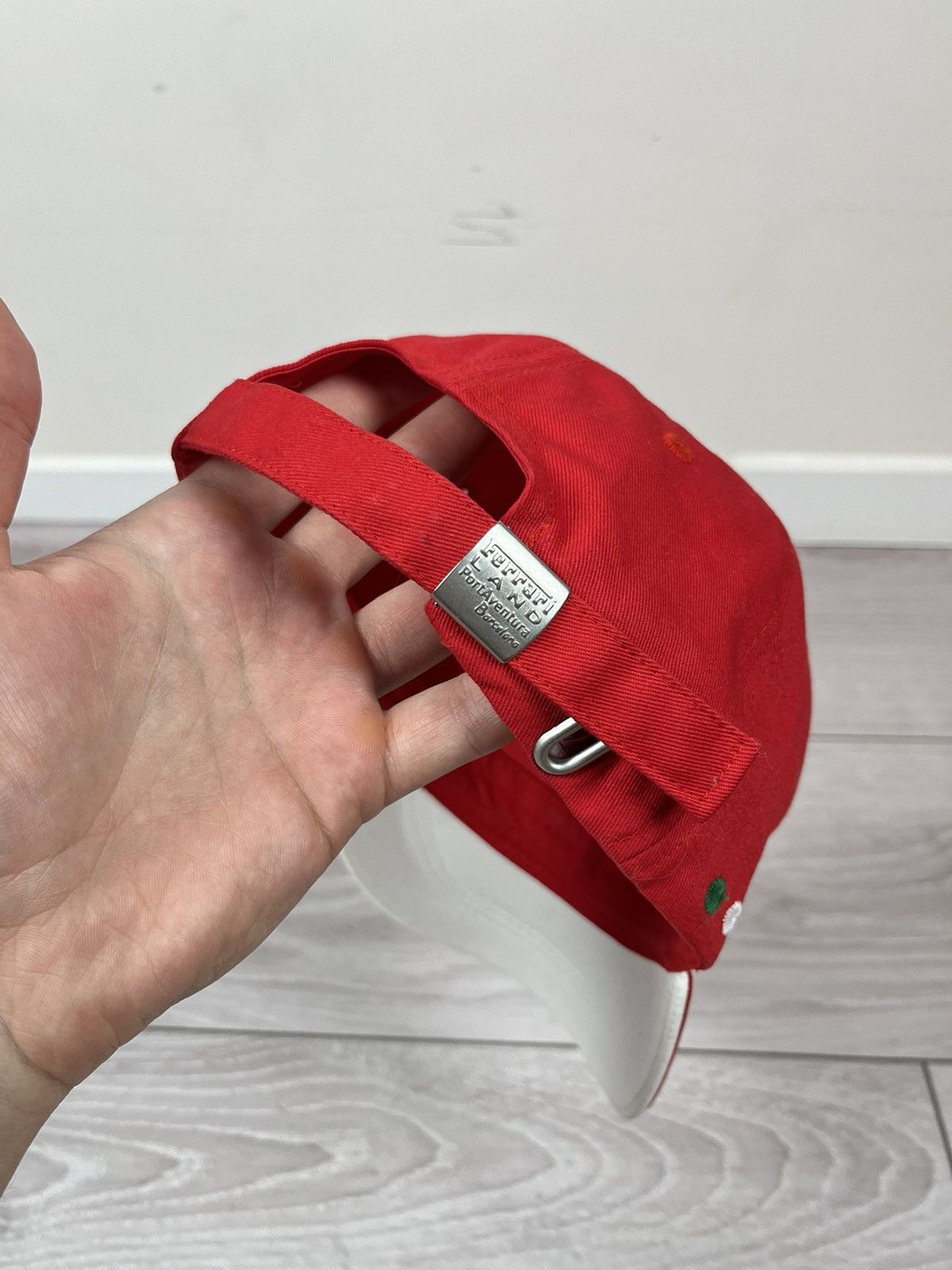 Ferrari Ferrari Land Formula One Racing Team Official Red Cap Hat Size ONE SIZE - 6 Thumbnail