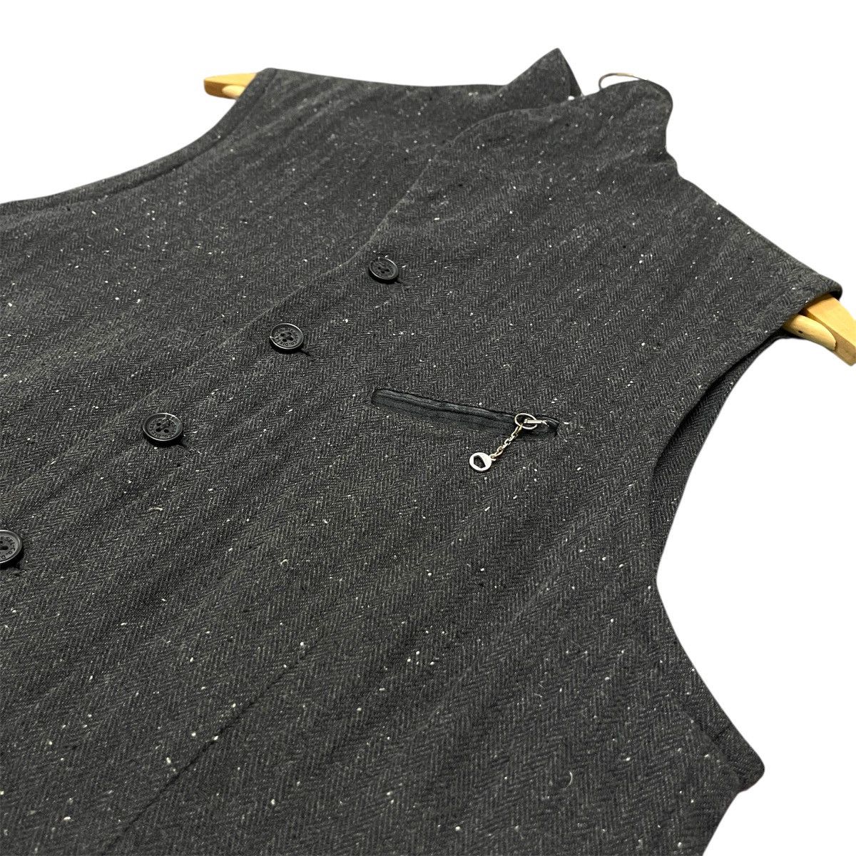 Diesel Vintage Diesel Wool Blend Buttoned Down Vest Size 42L - 8 Thumbnail