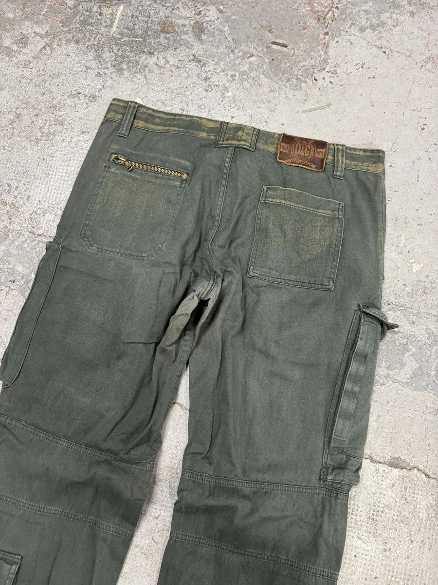 Dolce & Gabbana AW2006 Dolce & Gabbana Green Multi Zips Cargo Naval Pants Size US 34 / EU 50 - 9 Thumbnail