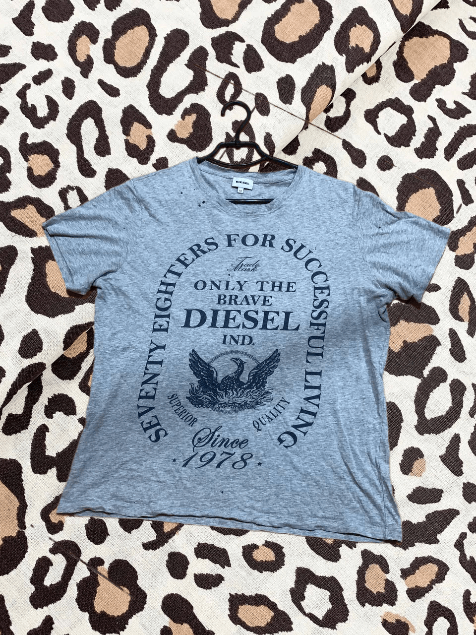 Diesel Vintage Diesel Big Logo T Shirt Regular Fit Size M Size US M / EU 48-50 / 2 - 1 Thumbnail