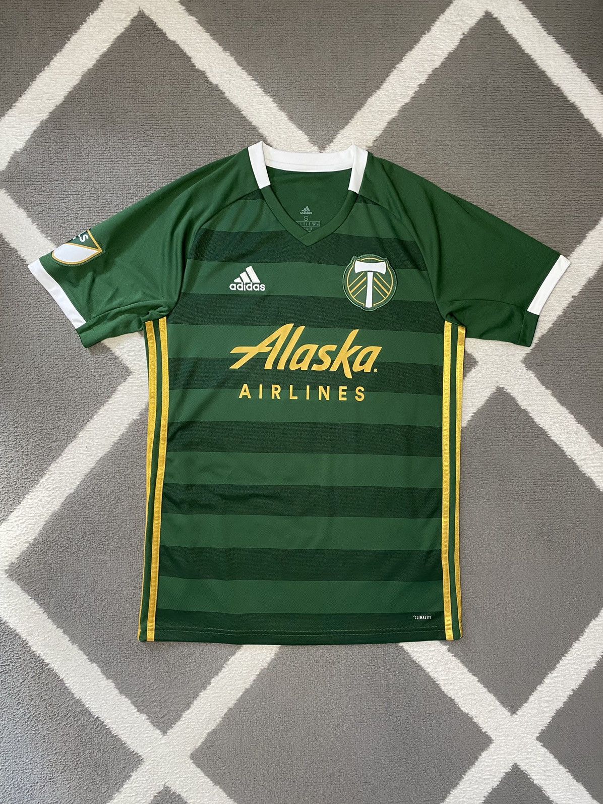 Adidas 2019/20 Adidas Portland Timbers Home Soccer Jersey T-shirt Size US S / EU 44-46 / 1 - 1 Thumbnail