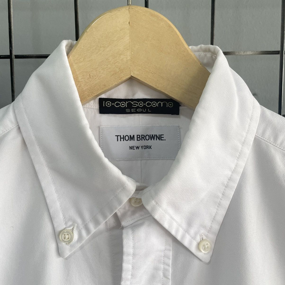 Thom Browne Thom Browne Corsocomo Oxford Shirt Size US M / EU 48-50 / 2 - 3 Thumbnail