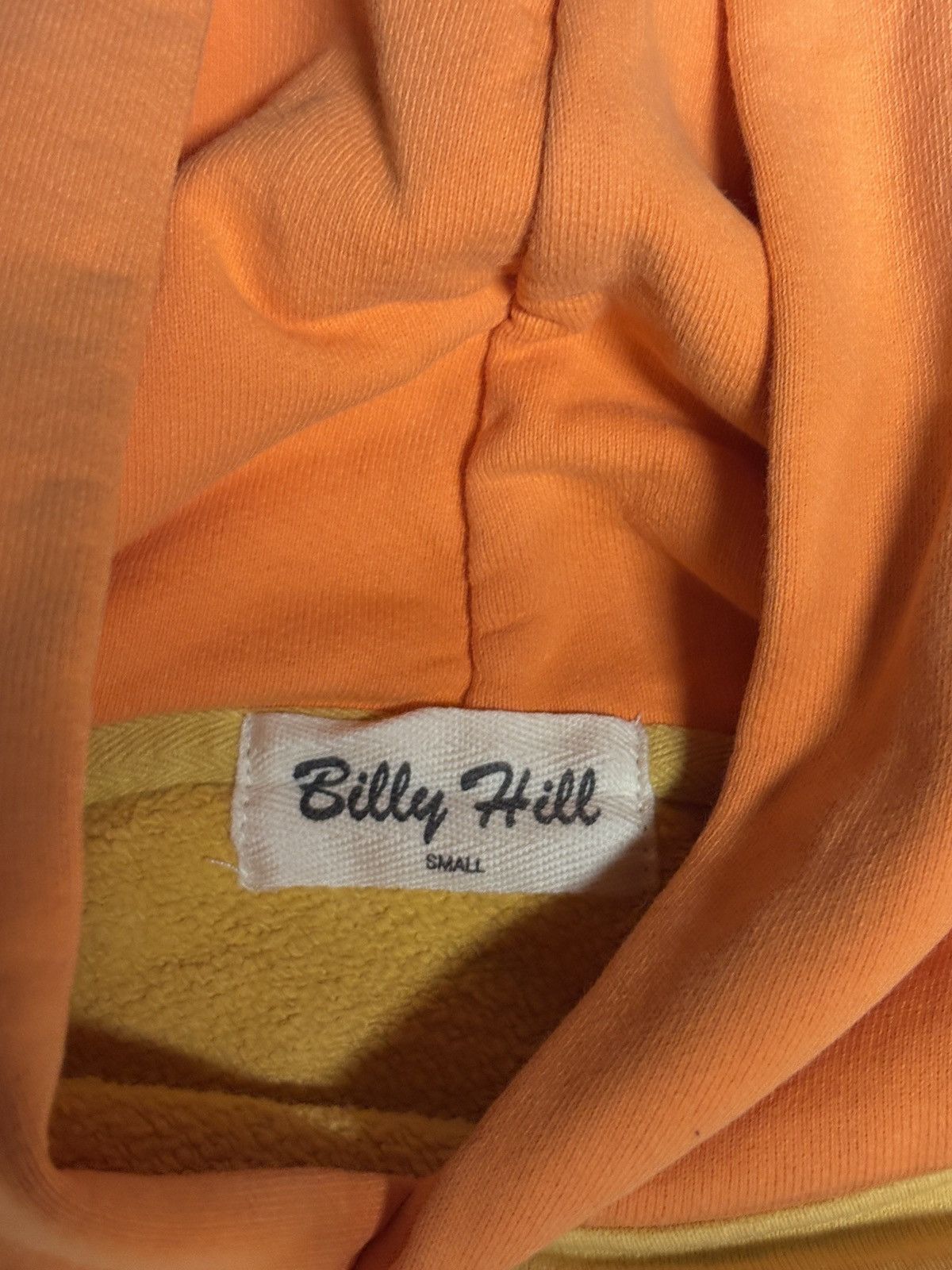 Billy Hill 2021 Billy Hill Collection #3 Orange/Yellow Hoodie Size S Size US S / EU 44-46 / 1 - 3 Thumbnail