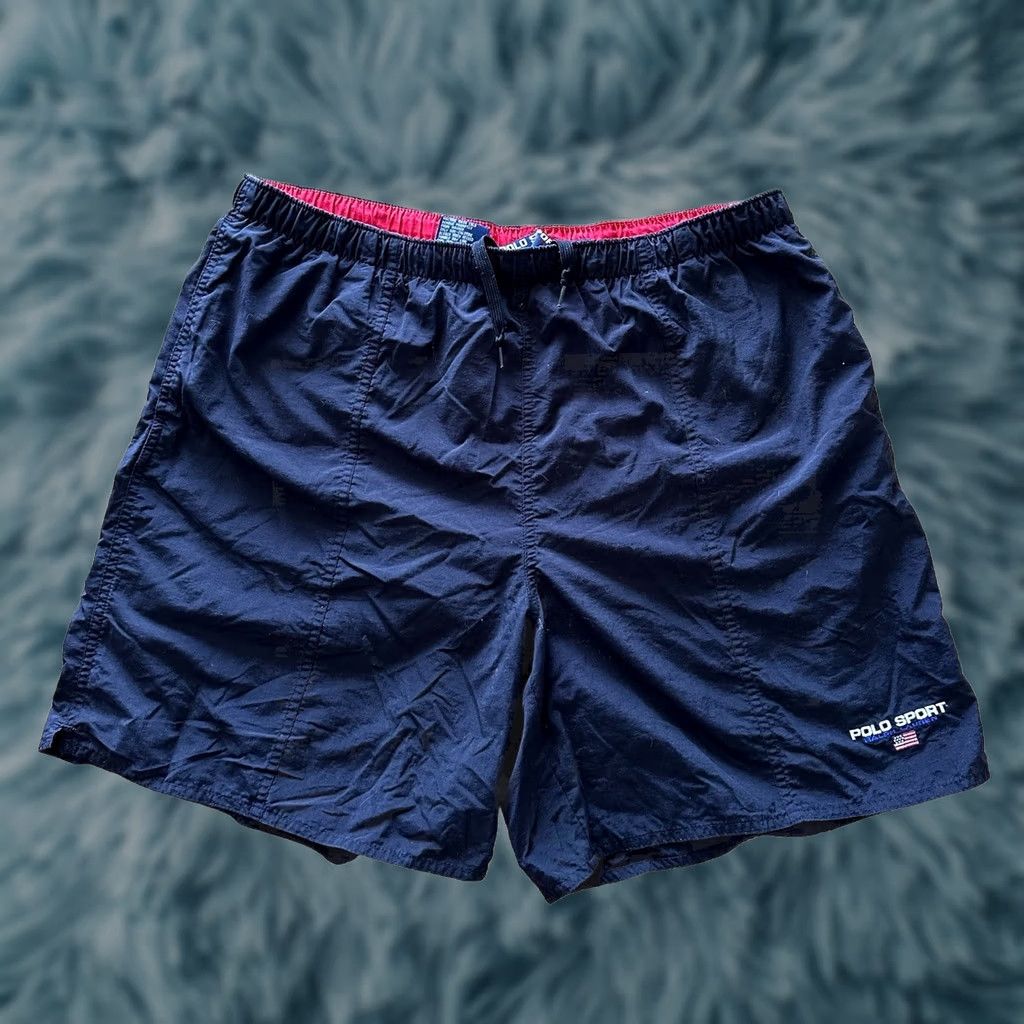 The North Face VINTAGE The North Face Polo Sport Shorts Mens Large Nylon 7” Inseam Black 34 Waist 90s Cargo Bags Pockets Size US L / EU 52-54 / 3 - 1 Thumbnail