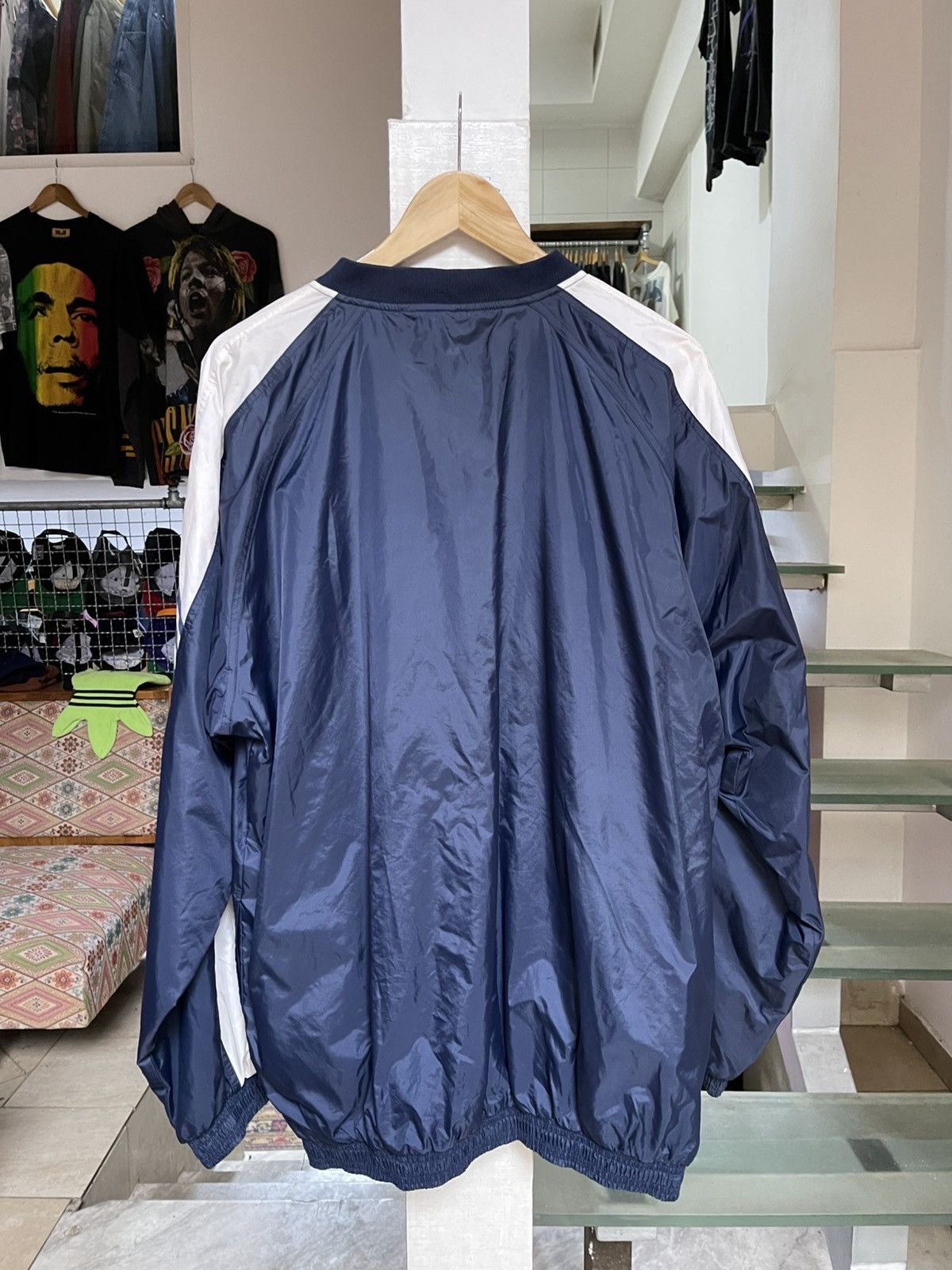 Adidas × Vintage Vintage Adidas Yankees Windbreaker Size US L / EU 52-54 / 3 - 2 Thumbnail