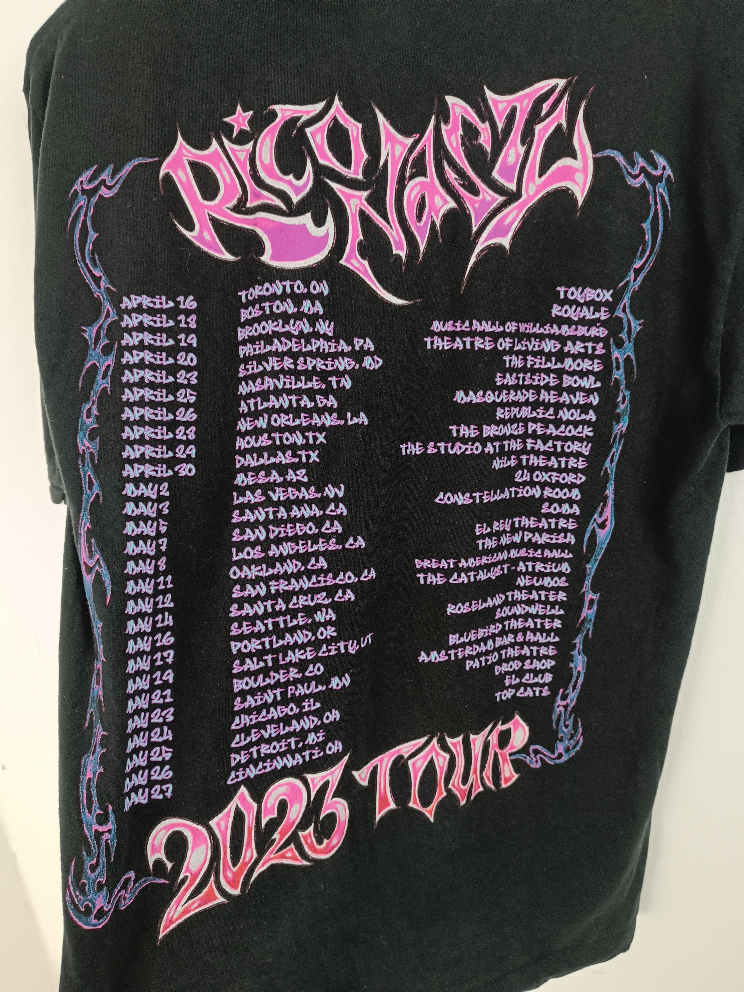 Rap Tees RICO NASTY 2023 TOUR TEE RARE DESIGN SEXY ADULTS ANIME Size US S / EU 44-46 / 1 - 15 Thumbnail