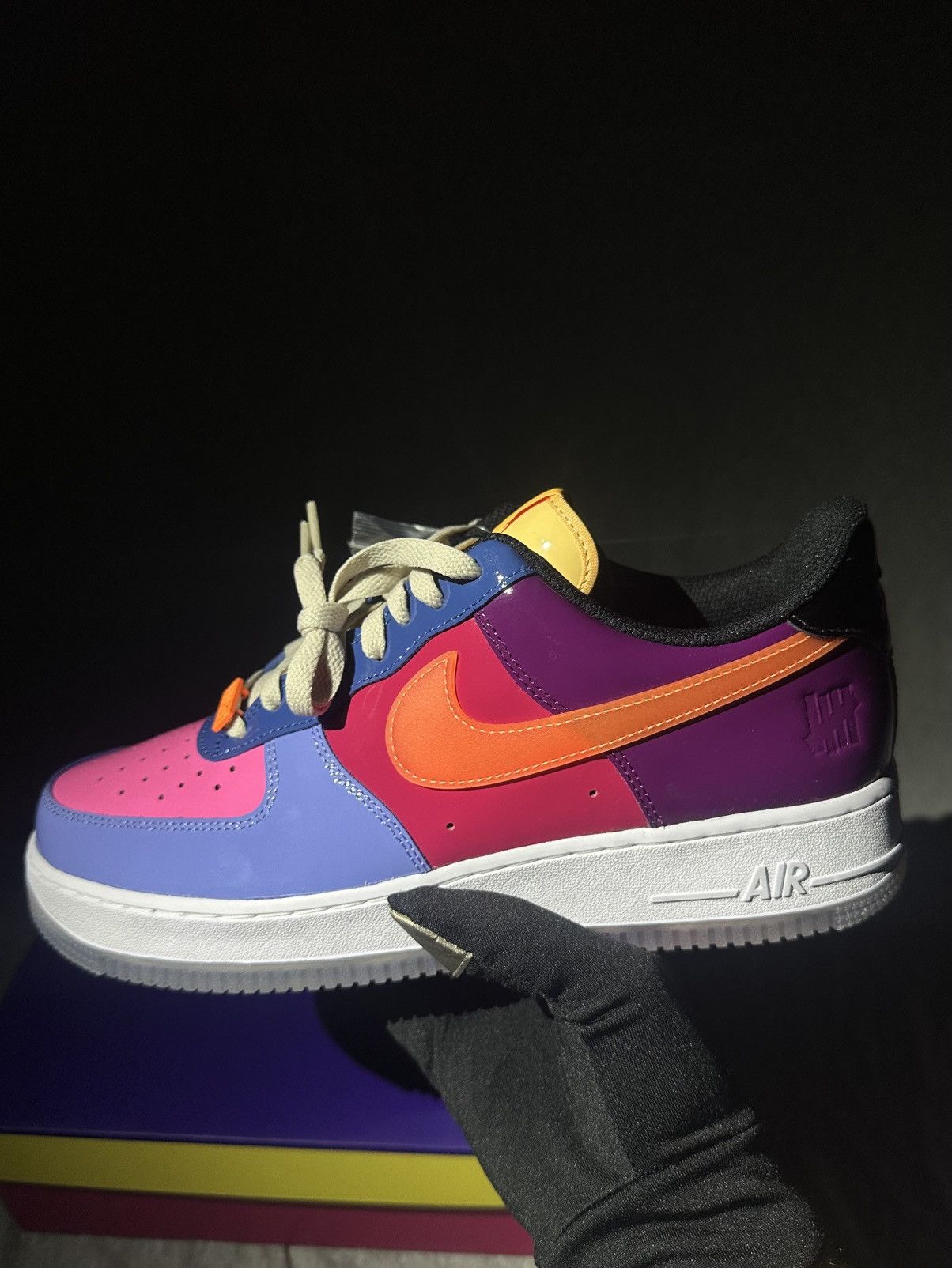 Nike Air Force 1 Low SP Undefeated Multi-Patent Total Orange