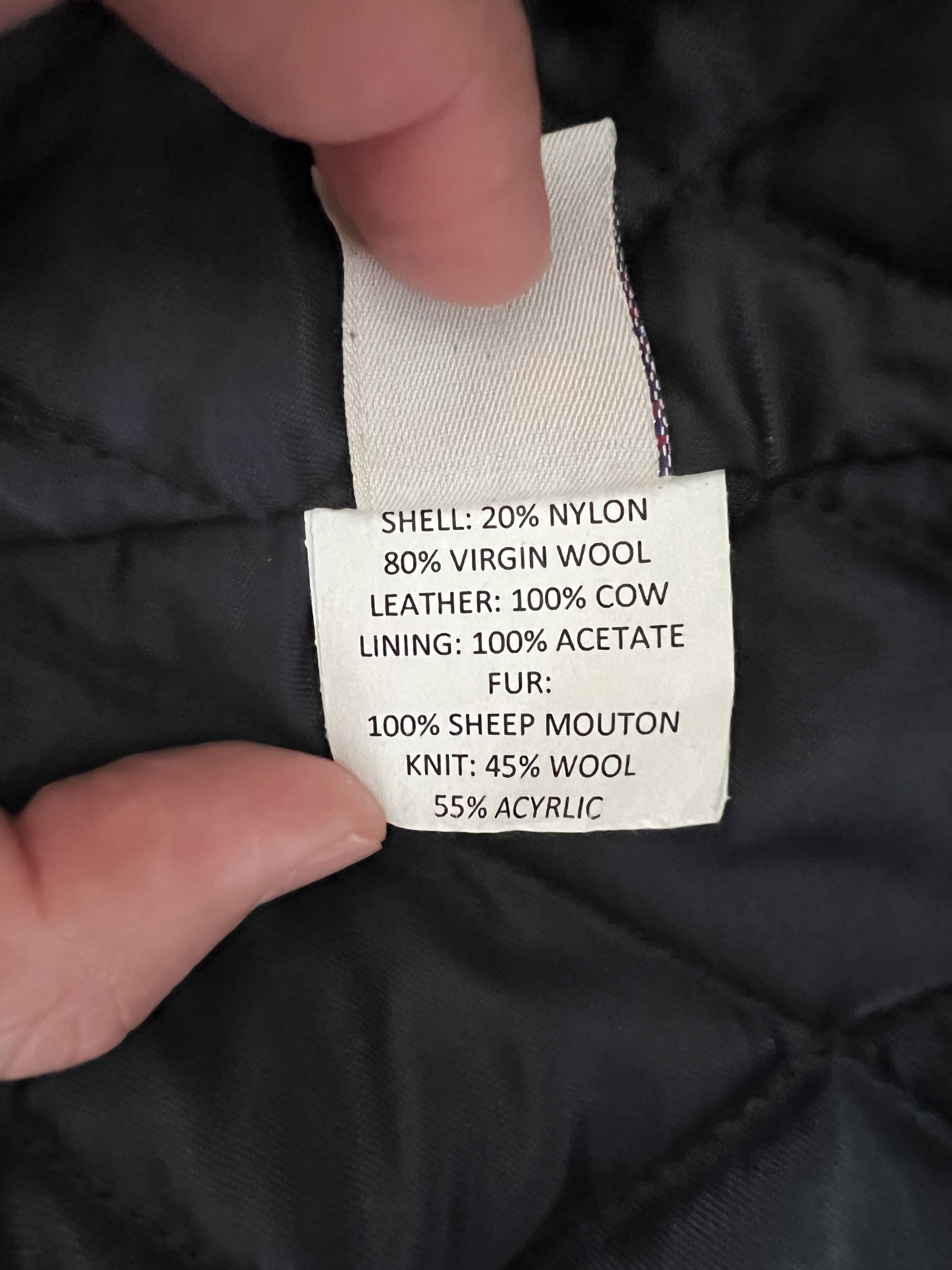 Golden Bear Leather Wool Varsity with Shearling Collar Size US M / EU 48-50 / 2 - 6 Thumbnail