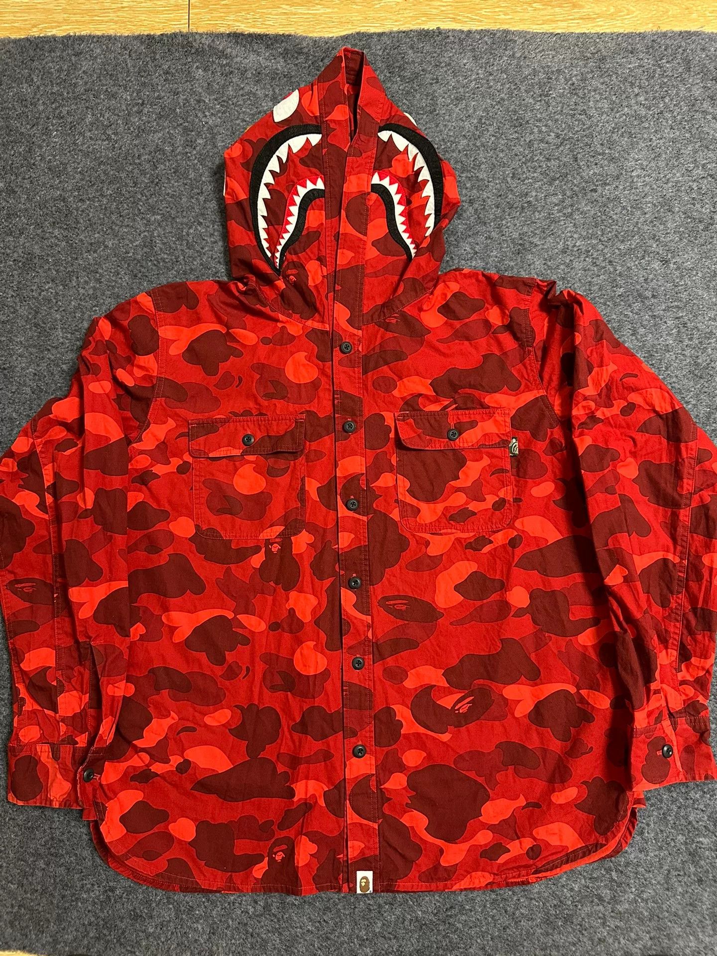Bape Bape X Multi Shark Jacket Outerwear Size US XXL / EU 58 / 5 - 1 Thumbnail