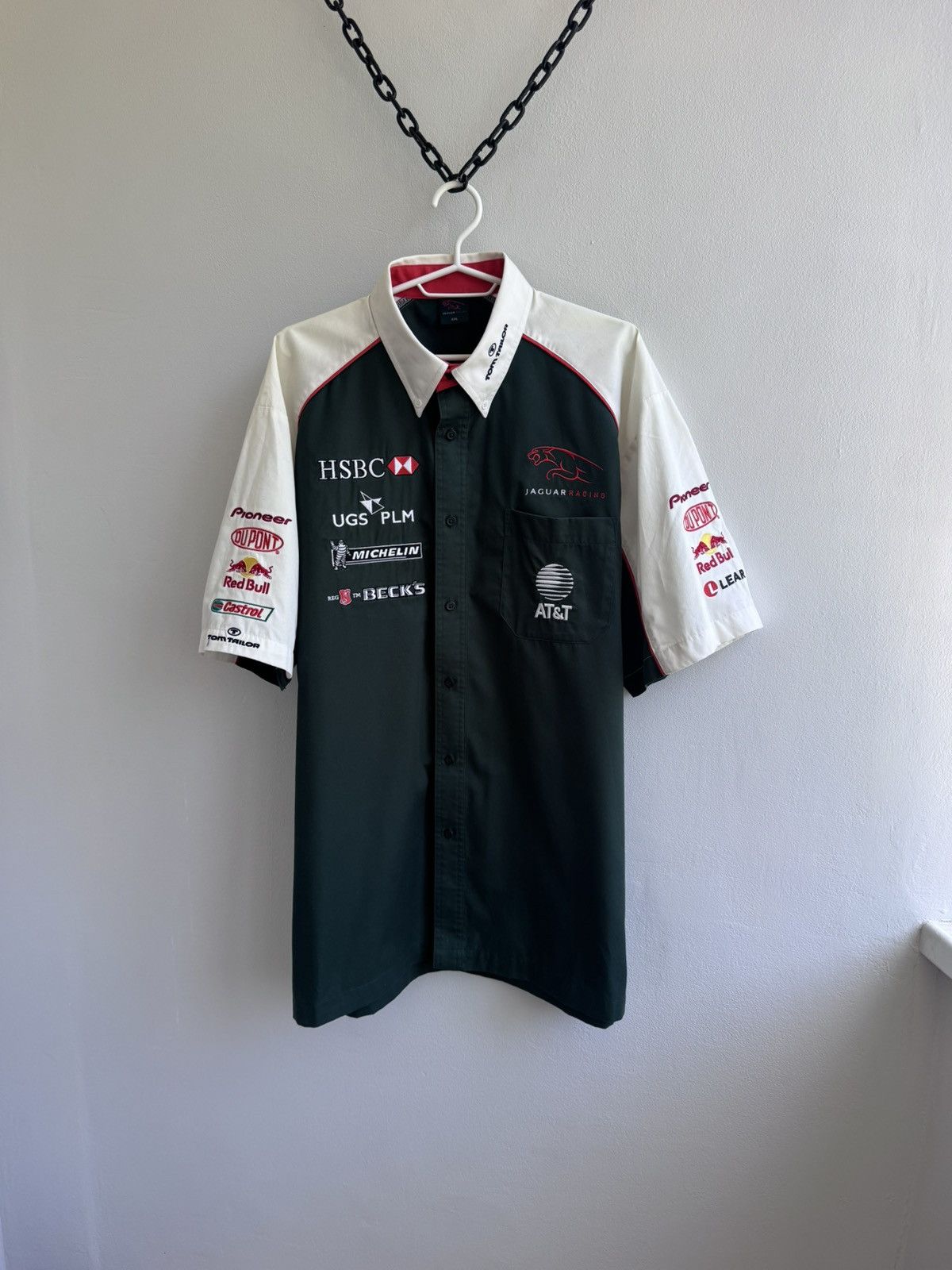 Formula 1 Jaguar Racing 2003 HSBC Formula 1 F1 Racing Button Up Shirt Size US XXL / EU 58 / 5 - 1 Thumbnail