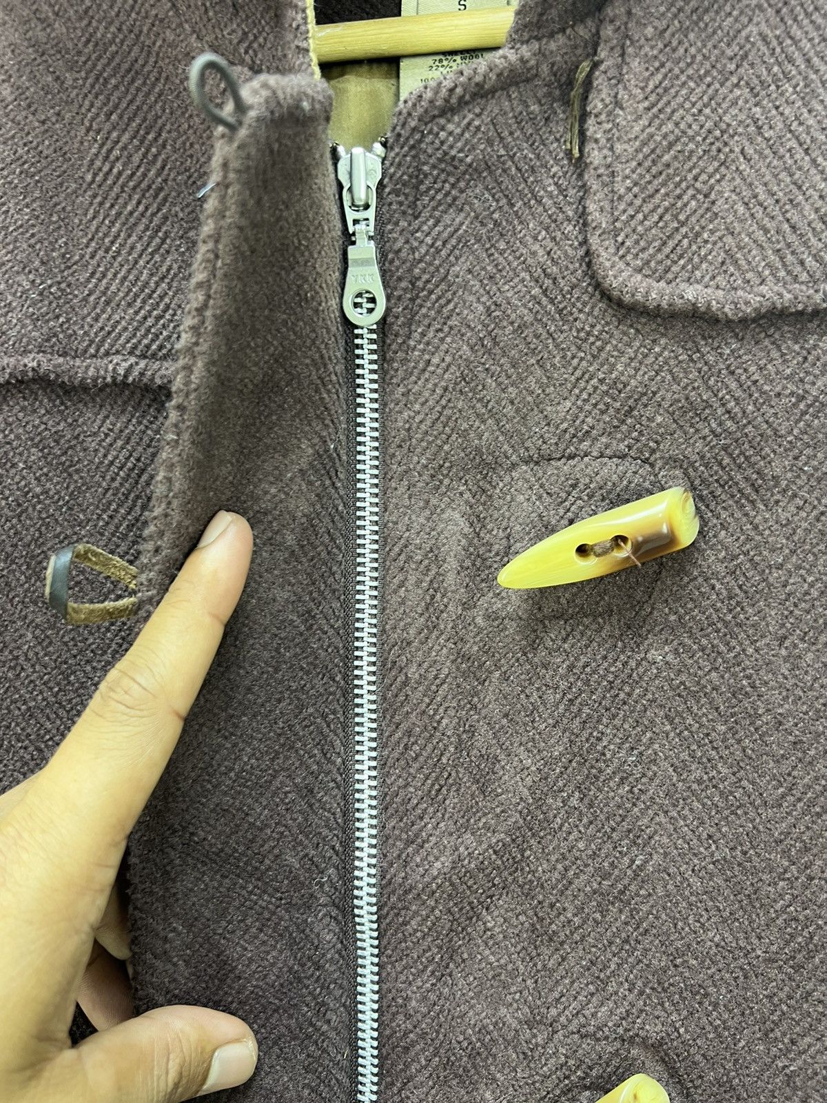 L.L. Bean 🔥 vtg L.L BEAN HERRINGBONE DUFFLE COAT - S Size S / US 4 / IT 40 - 6 Thumbnail