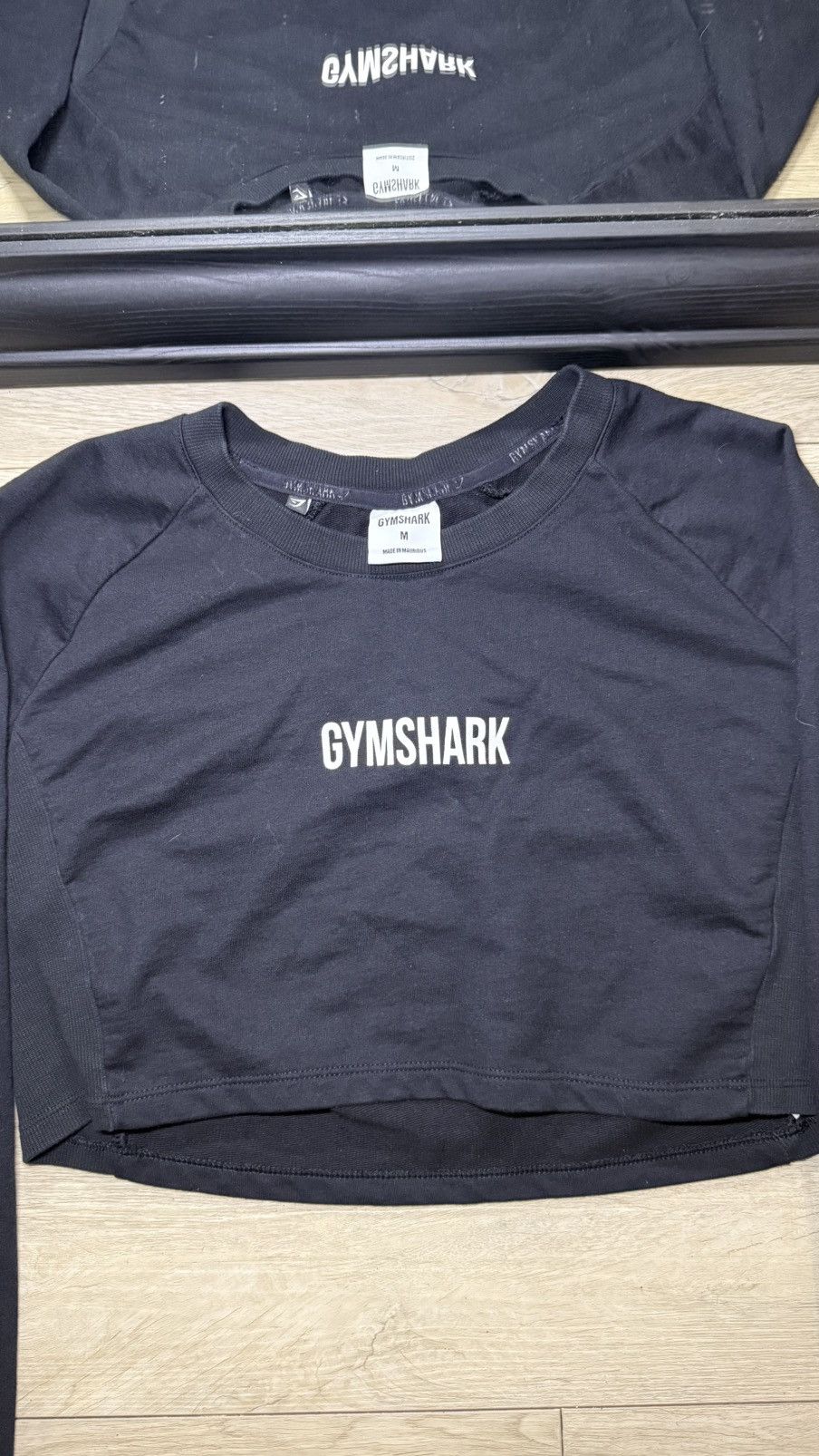 Gymshark Vintage / Y2K Gym Shark Cropped Long Sleeve Shirt Size M / US 6-8 / IT 42-44 - 2 Thumbnail